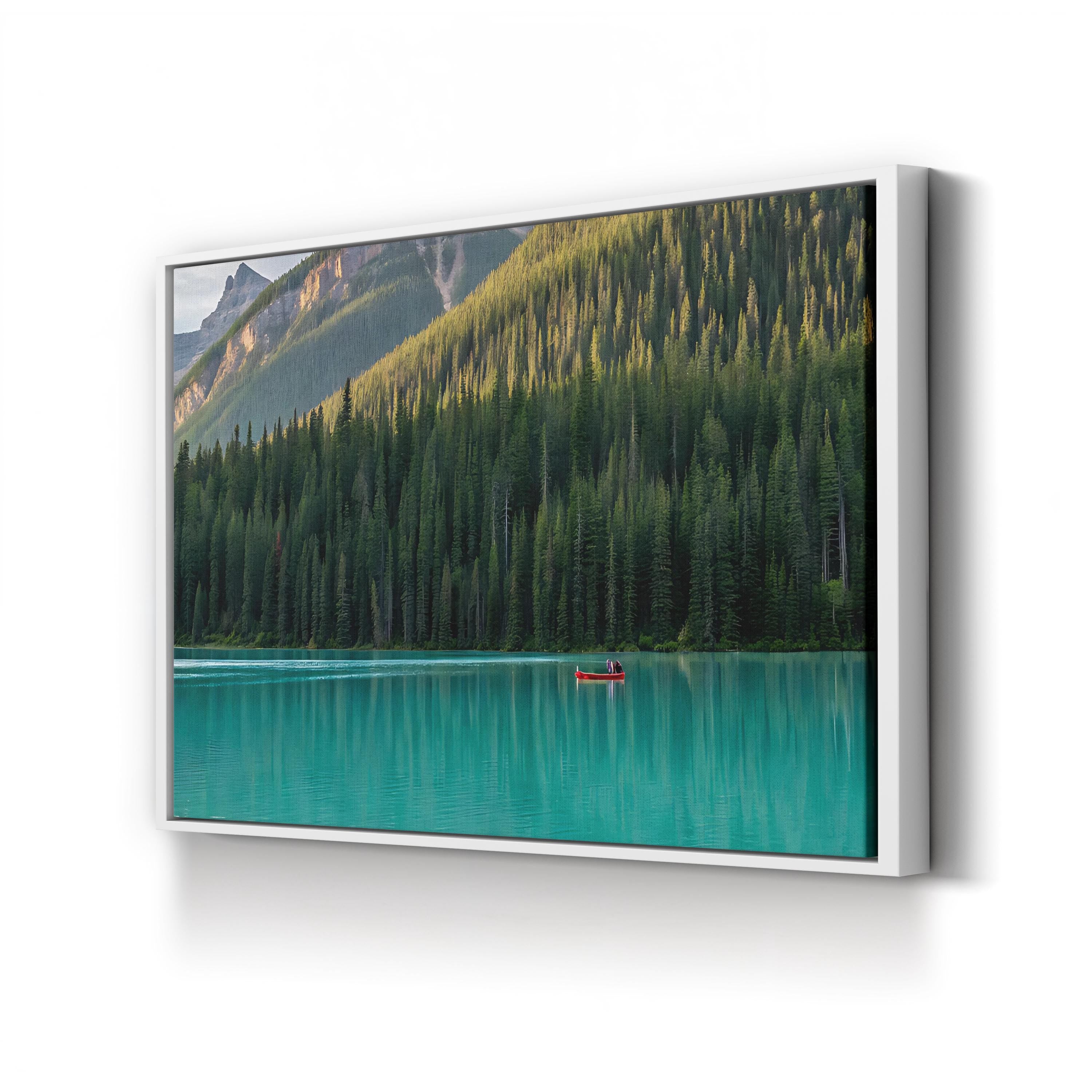 Tranquil River Landscape Canvas Print: Coastal Nature Wall Art