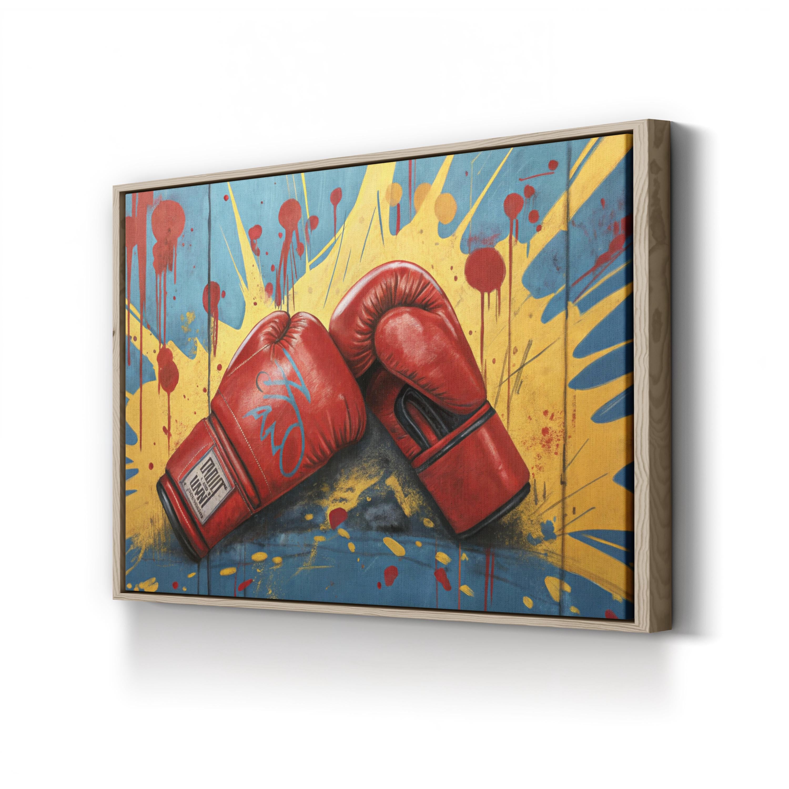 Palette Punch: The Art of Boxing Wall Art