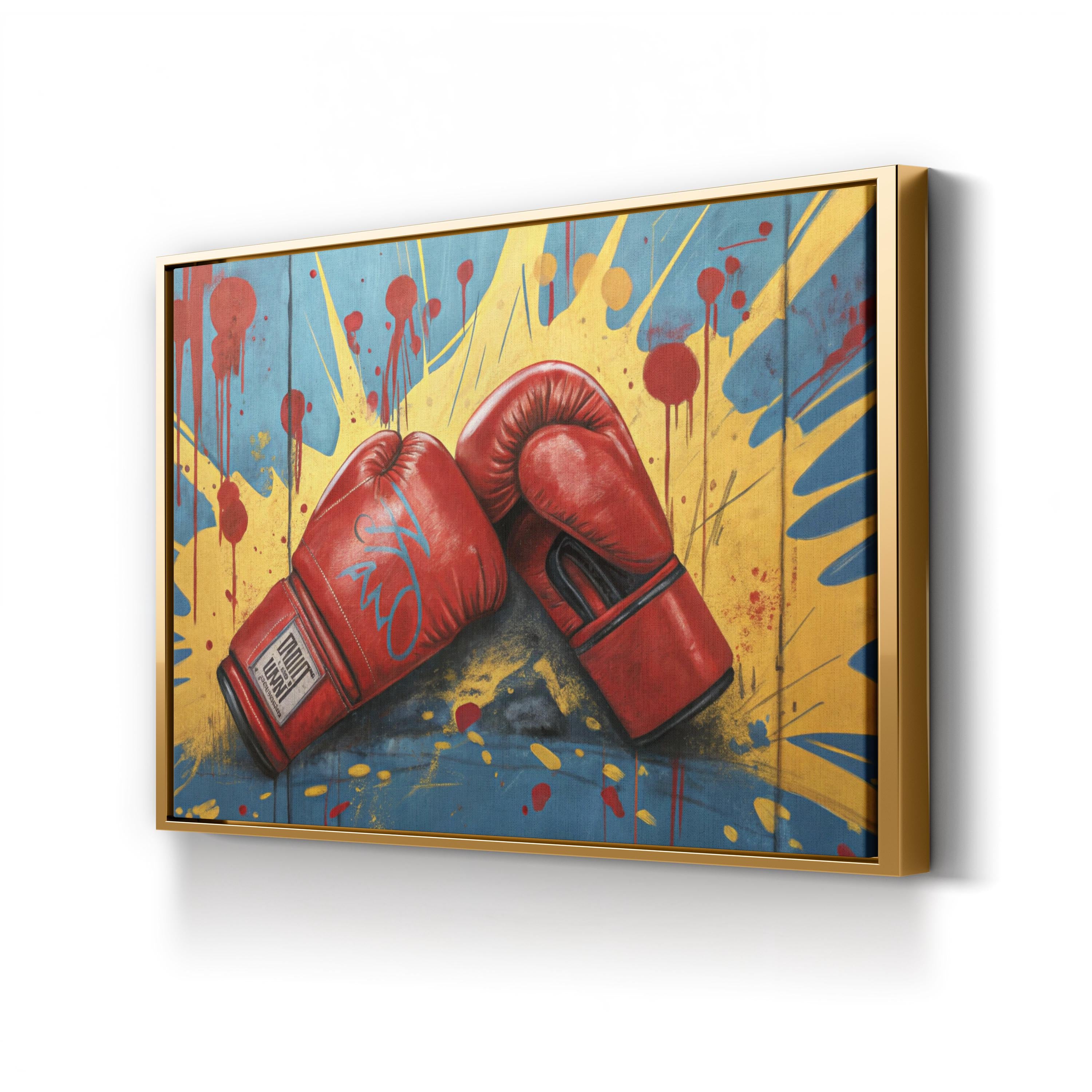 Palette Punch: The Art of Boxing Wall Art