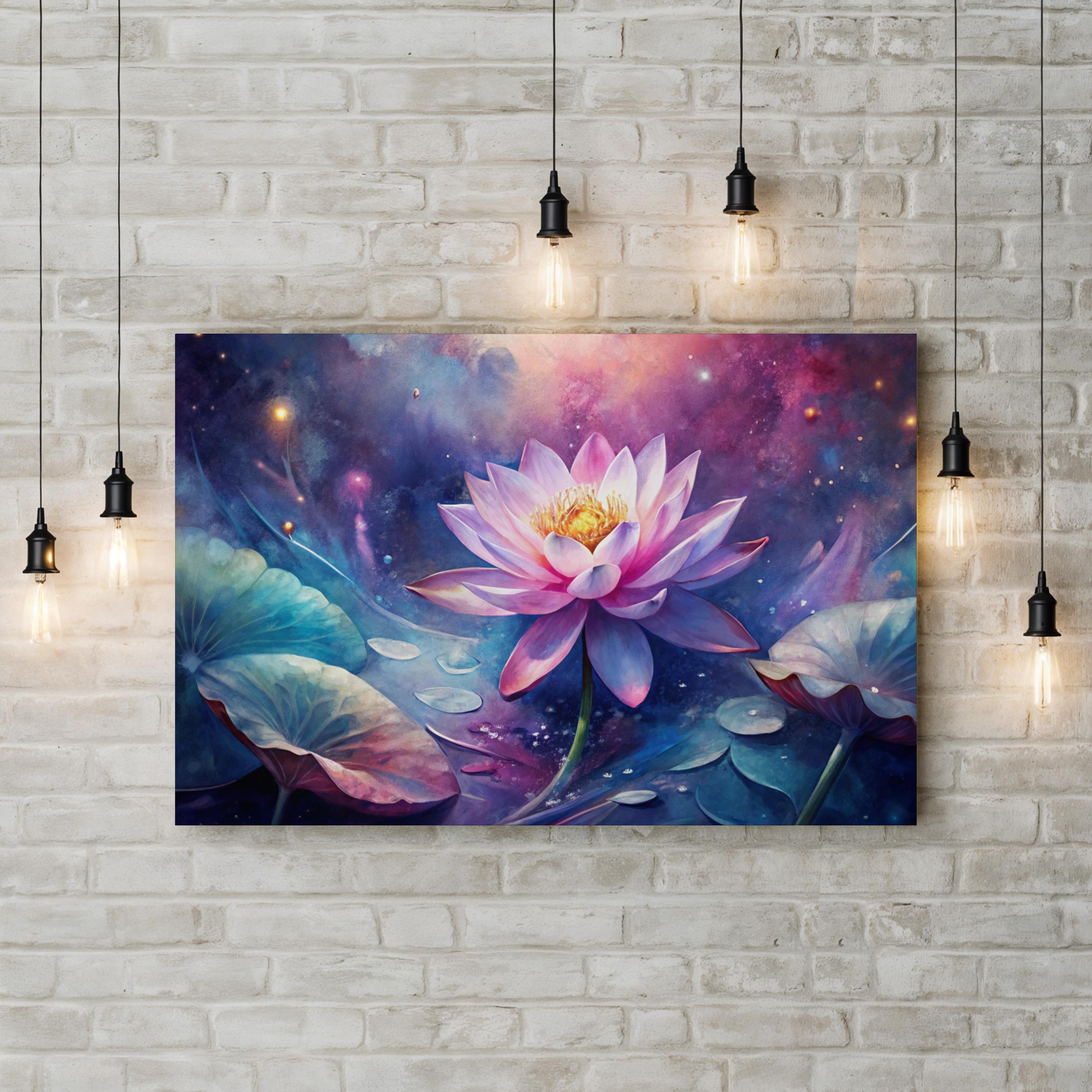 Lotus Flower Wall Art | Tranquil Lotus Bloom for Meditation Rooms