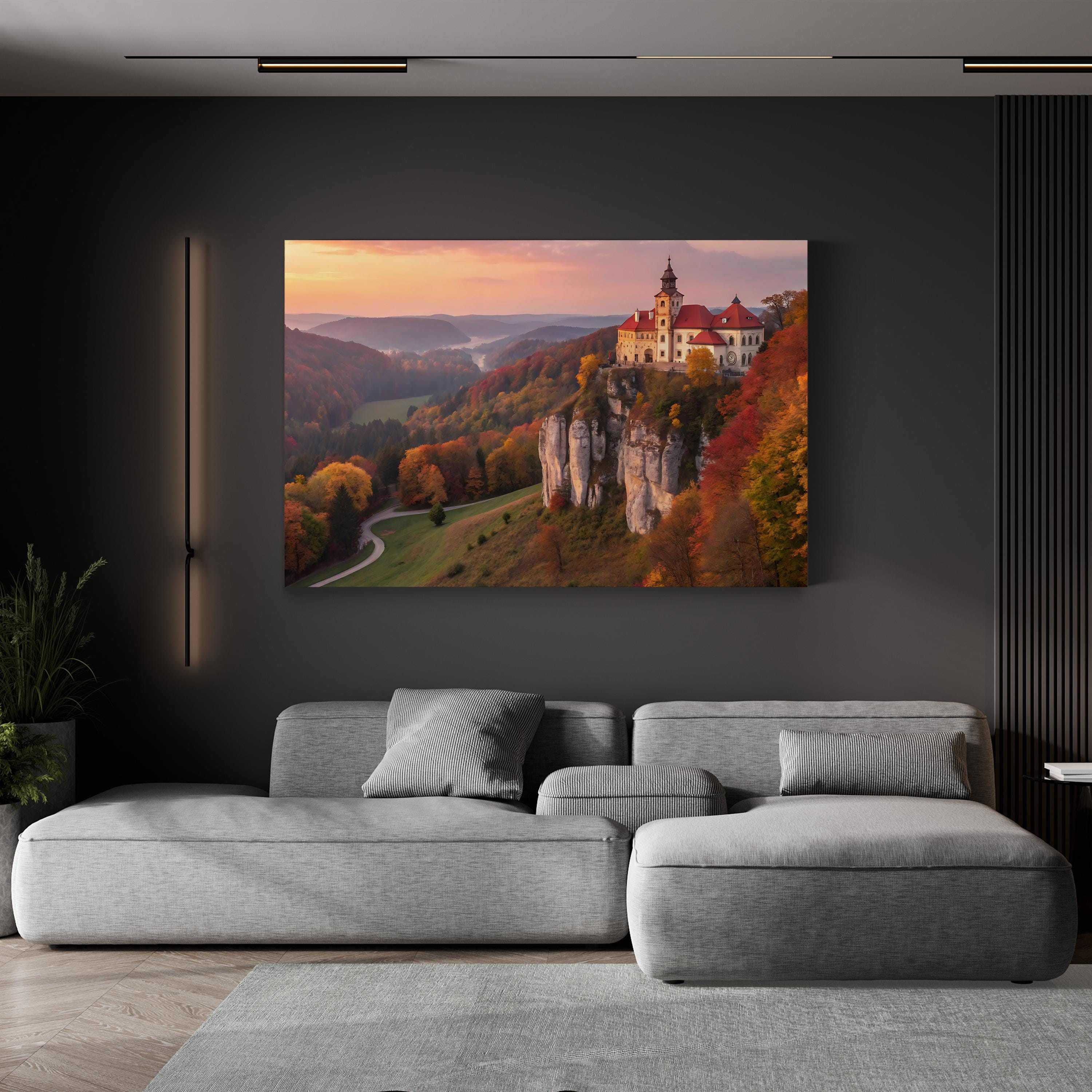 Renaissance Castle – Vintage Photography Wall Art | Architecture Landscape Canvas Print