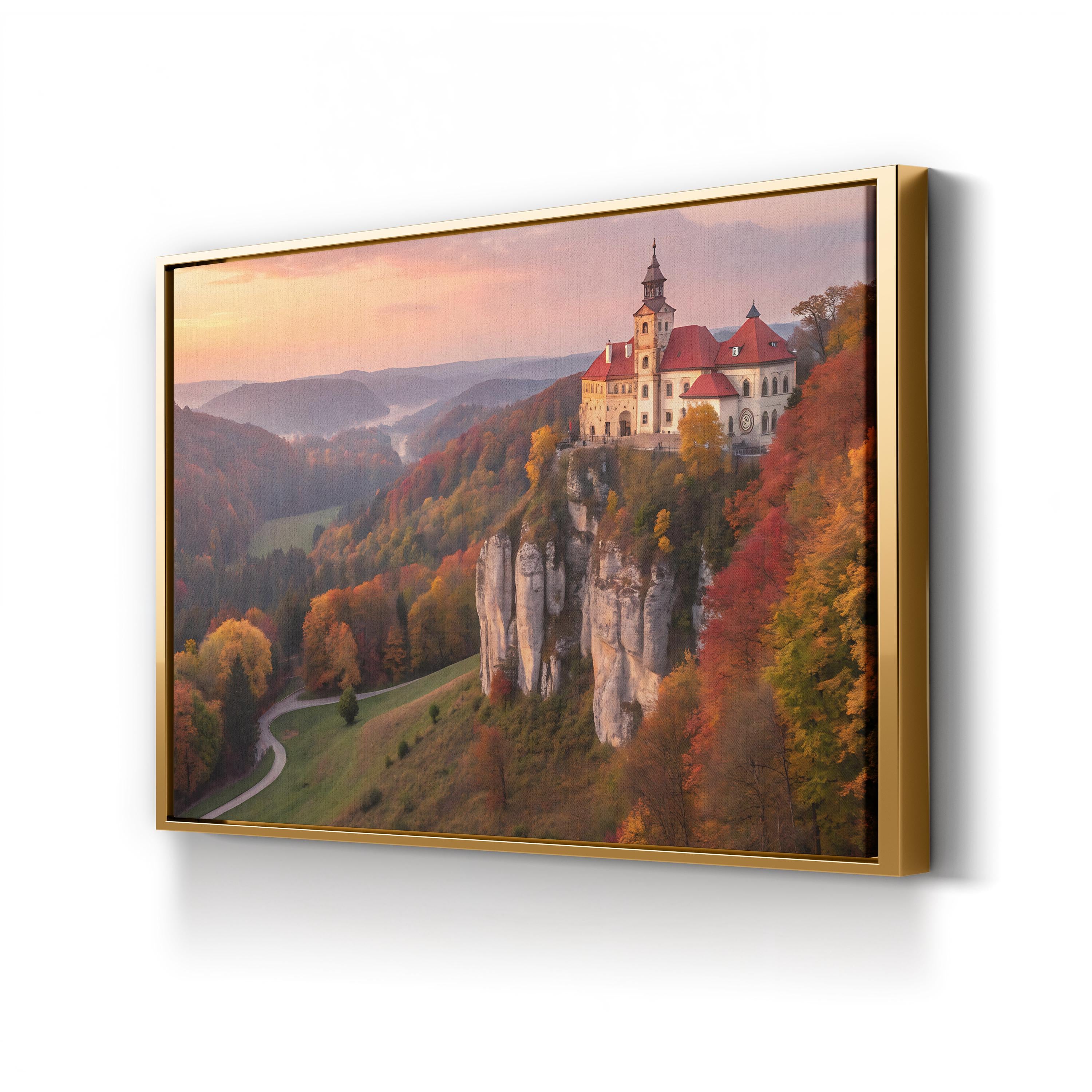 Renaissance Castle – Vintage Photography Wall Art | Architecture Landscape Canvas Print