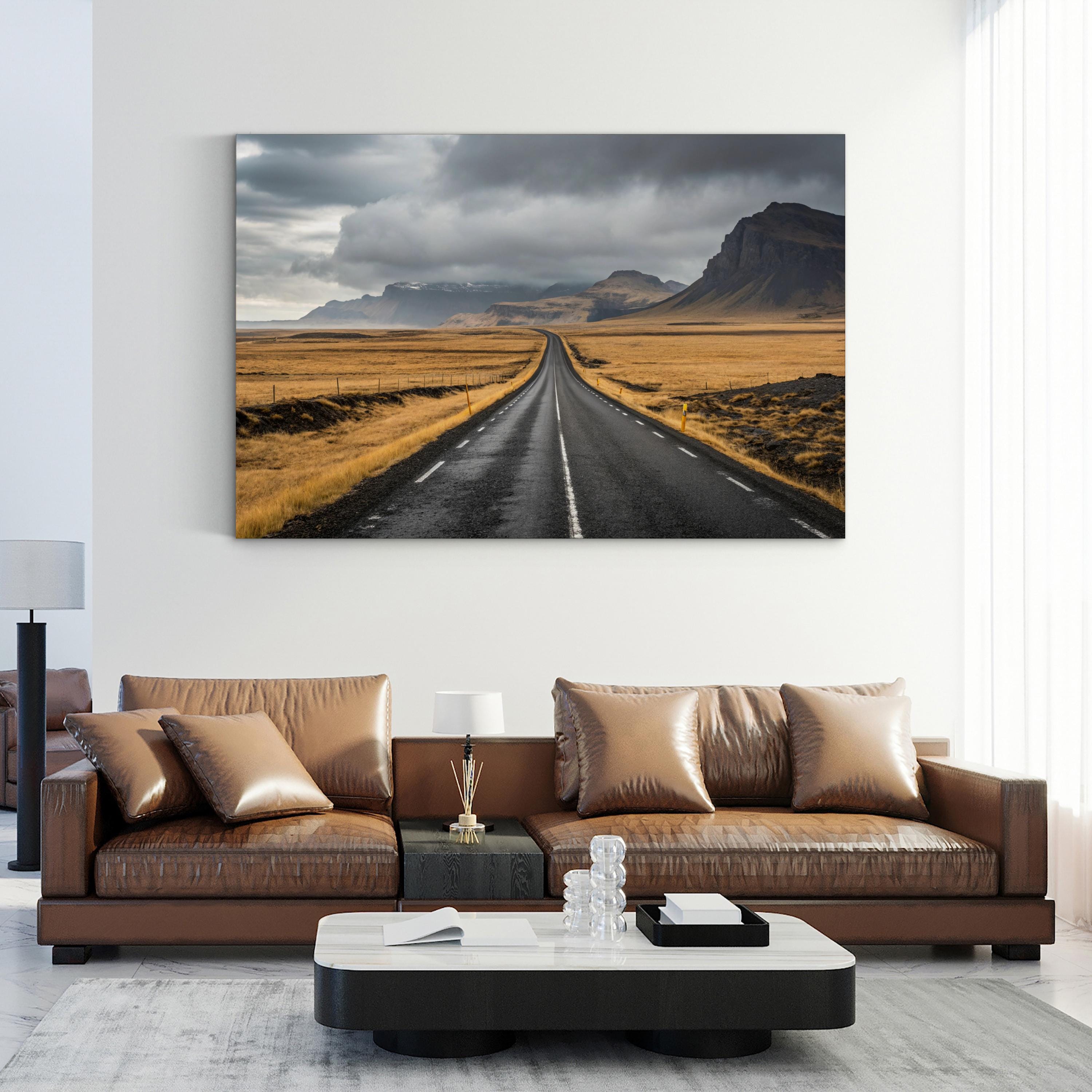 Icelandic Road Trip – Vintage Photography Wall Art | Nordic Landscape Canvas Print