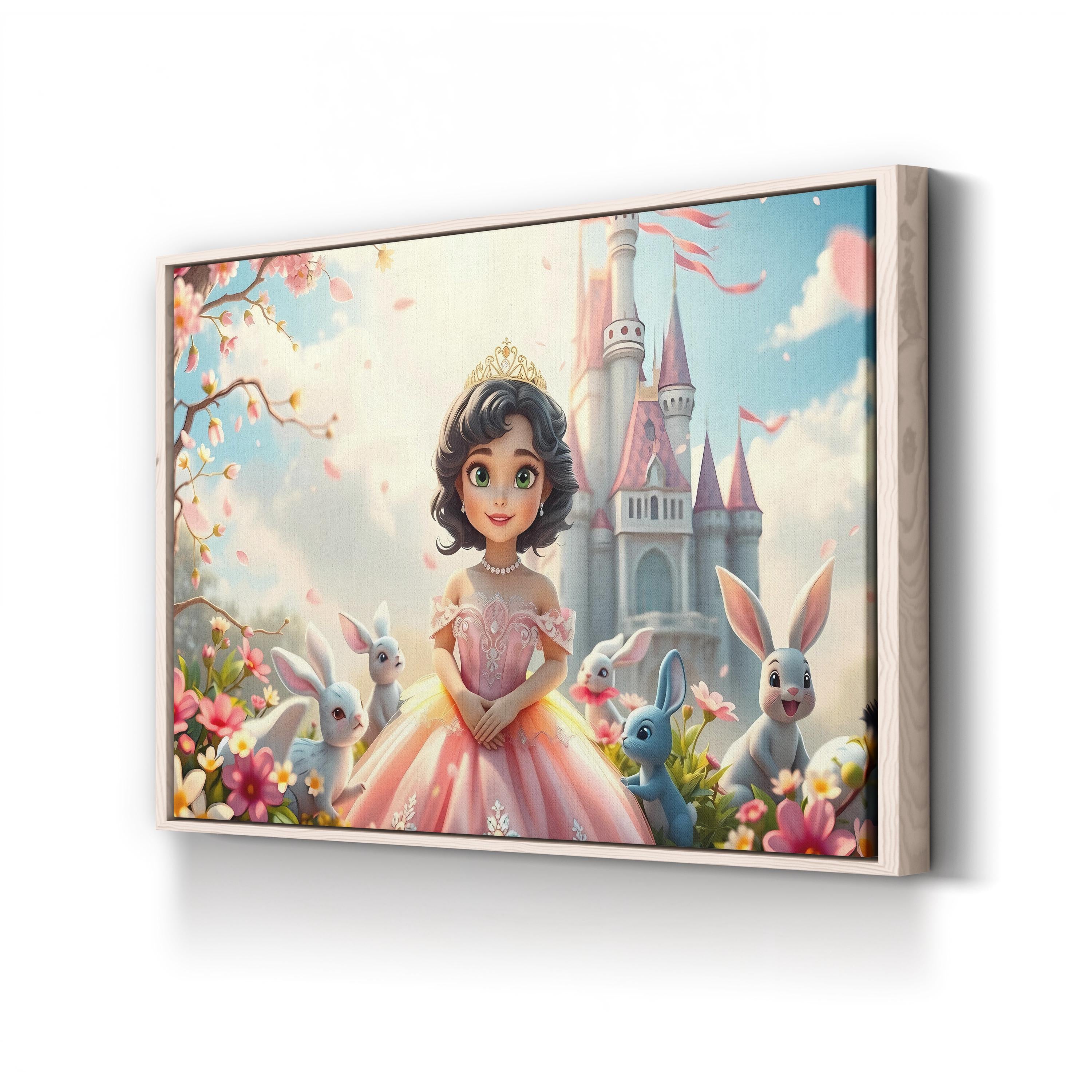 Fantasy Princess – Period Illustration Wall Art | Whimsical Fairytale Canvas Print