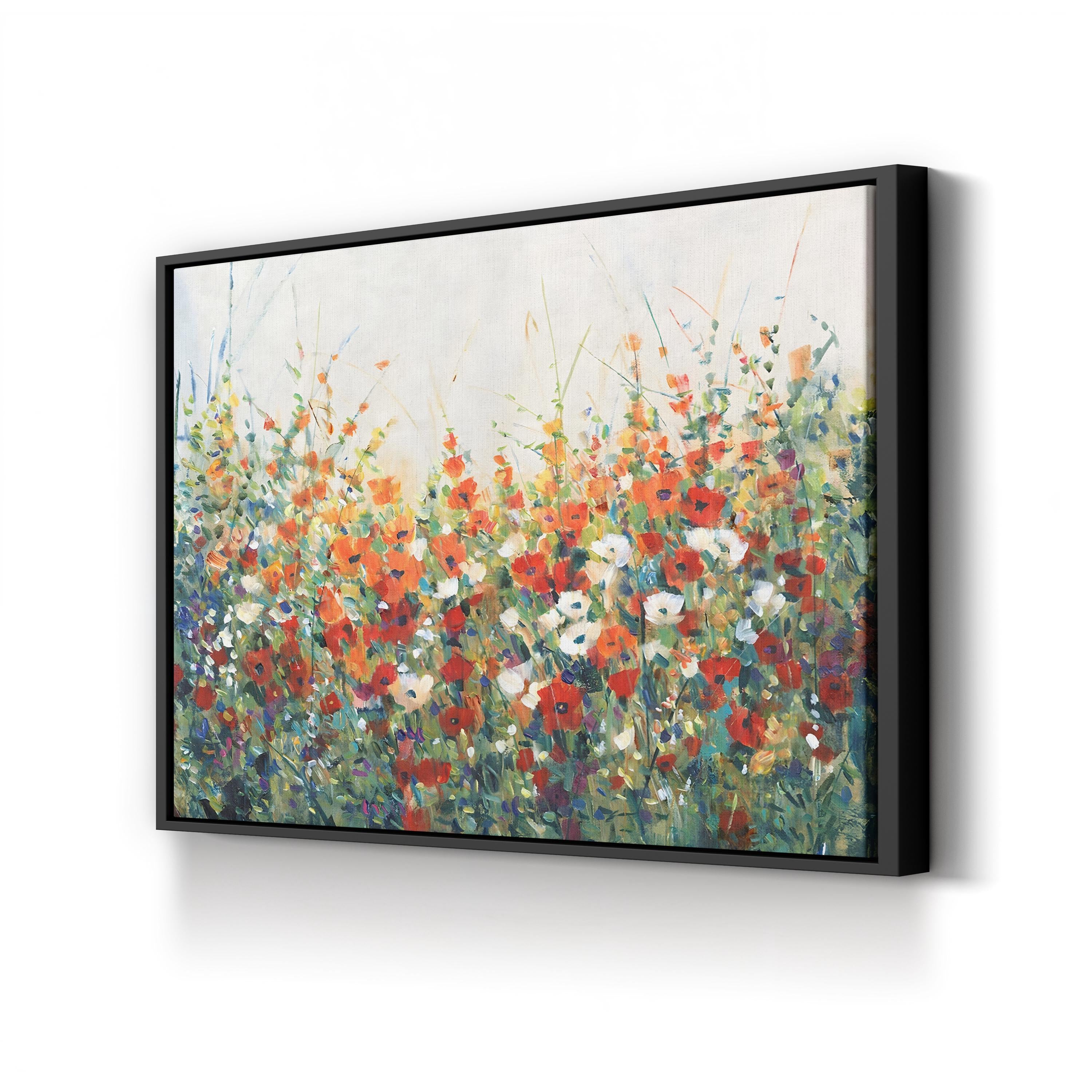 Garden in Bloom I Wall Art by Tim O’Toole – Contemporary Floral Canvas Print