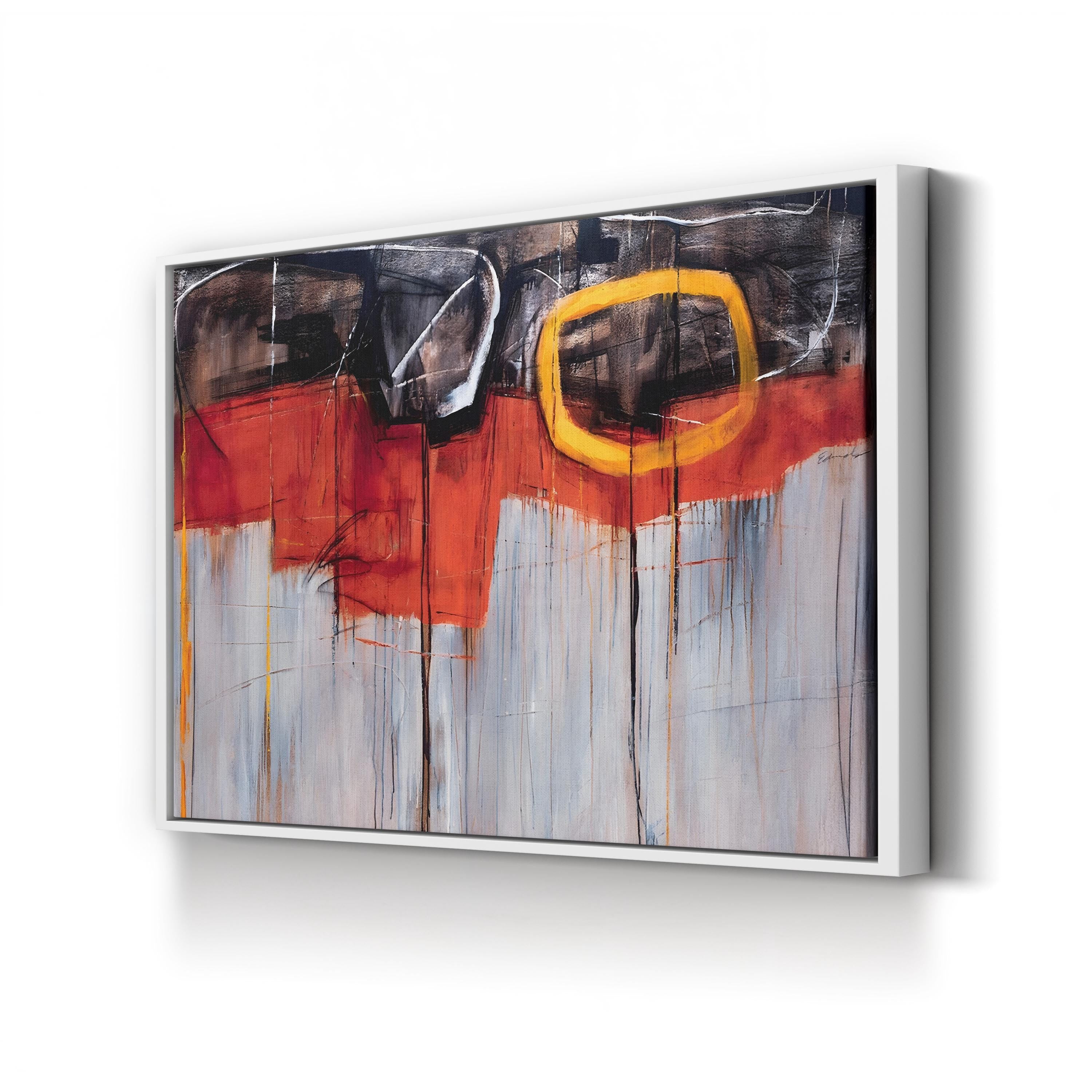 Golden Rule Wall Art | Contemporary Abstract Canvas by Sydney Edmunds