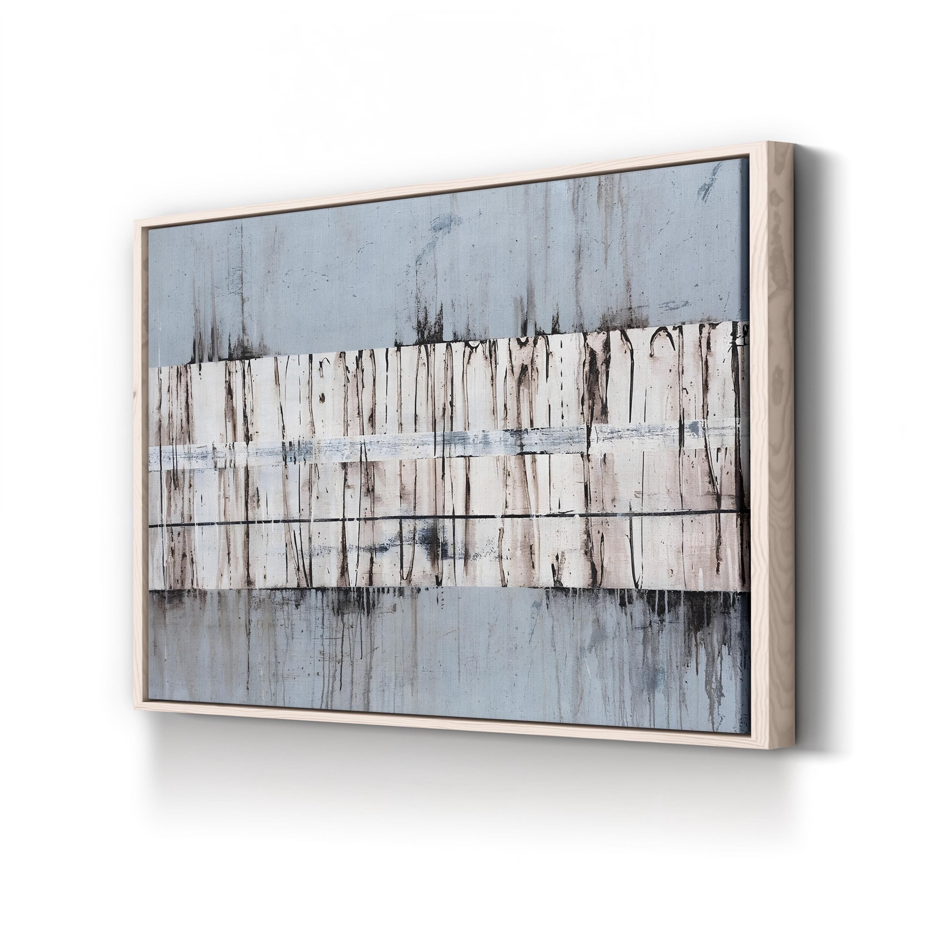 Granite Canvas Art by Sydney Edmunds – Framed Abstract Stone Texture Wall Art