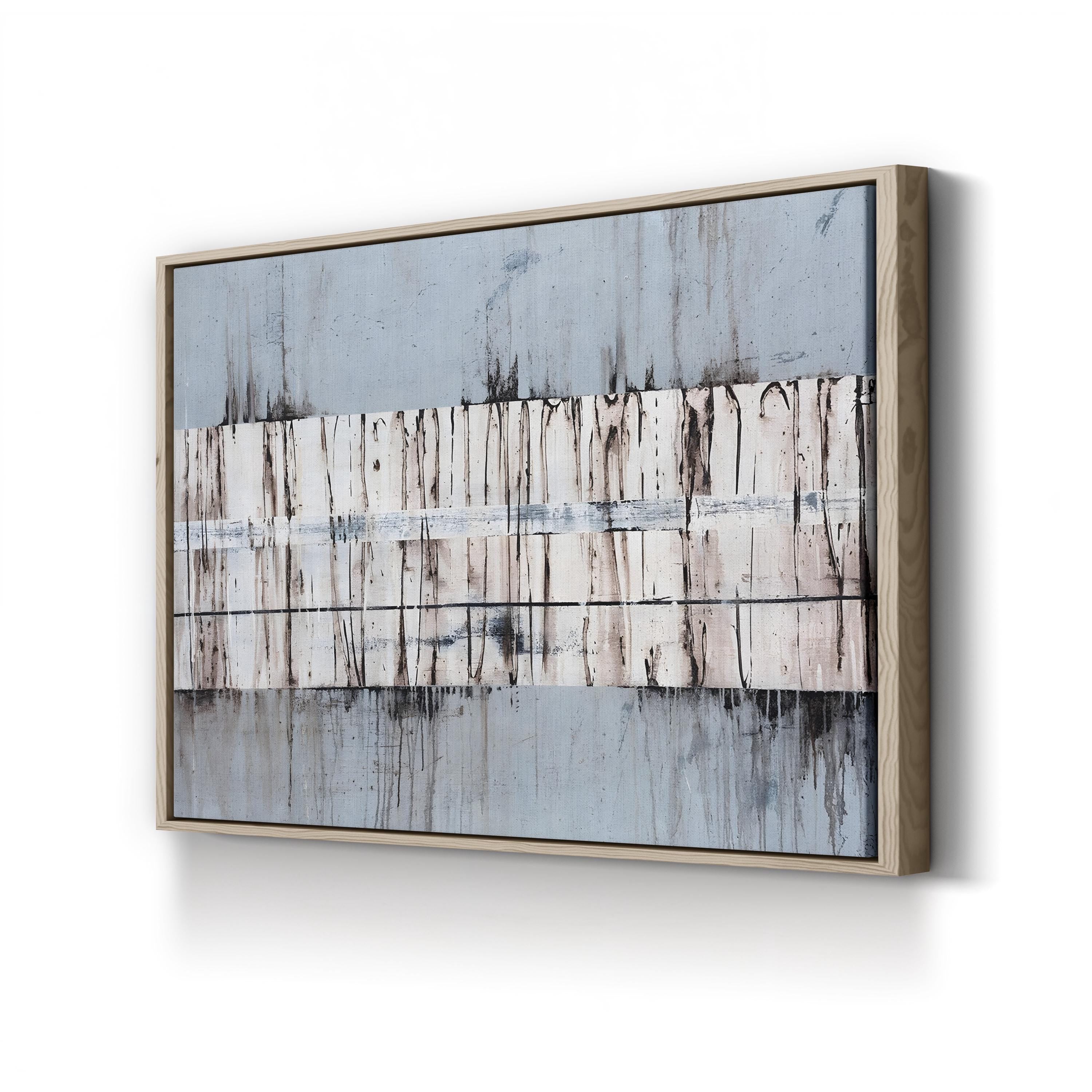 Granite Canvas Art by Sydney Edmunds – Framed Abstract Stone Texture Wall Art
