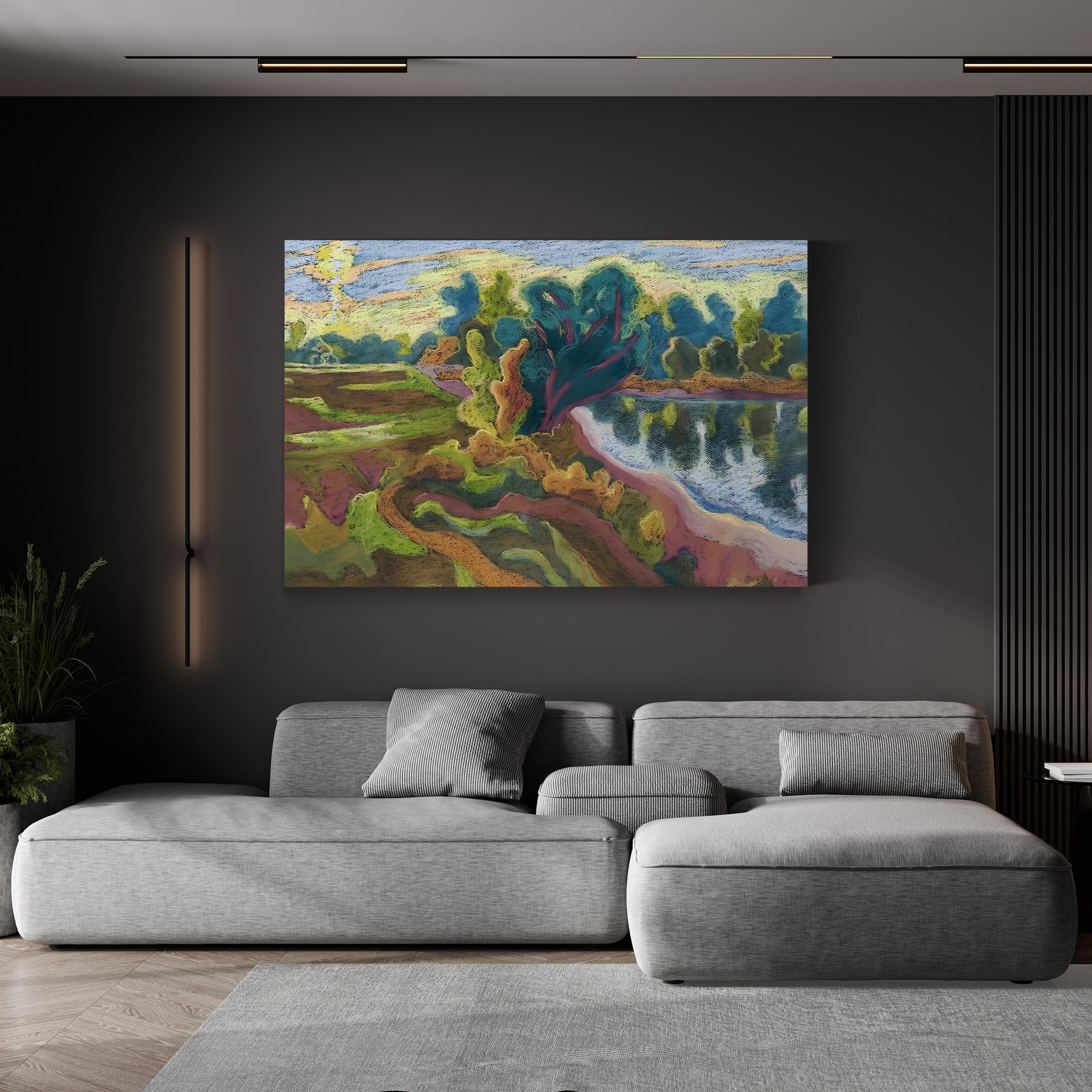 Idyll, 2008 Wall Art by Marta Martonfi-Benke