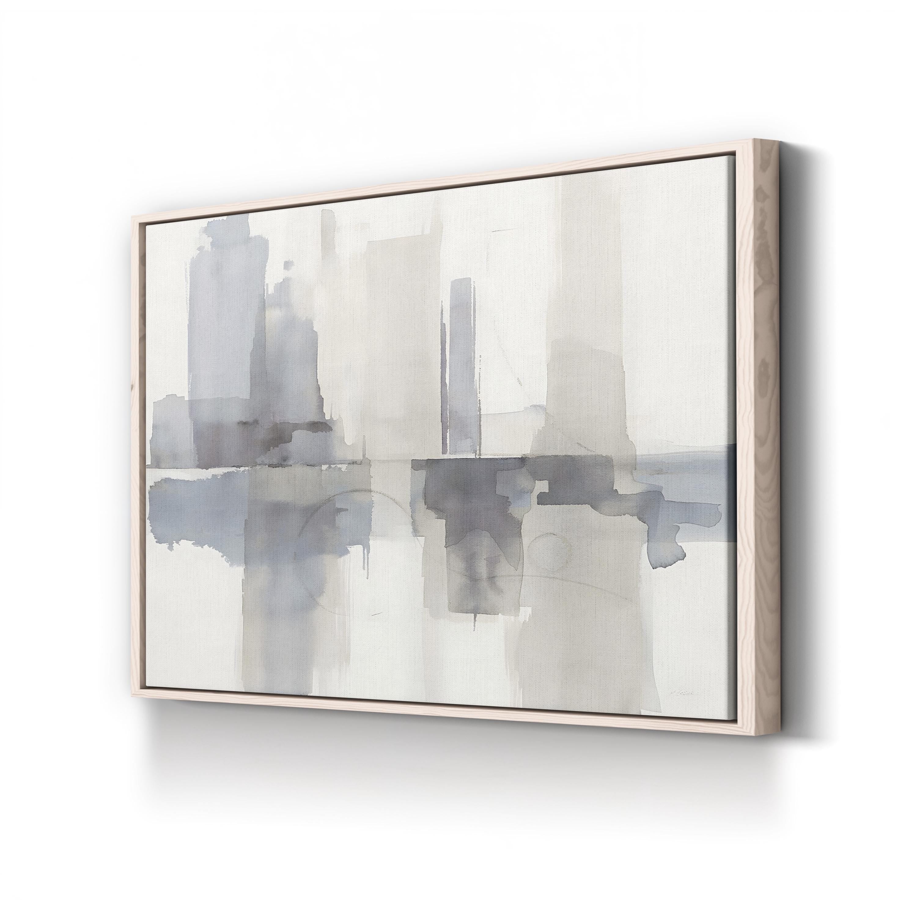 Improvisation II Gray Crop Wall Art by Mike Schick