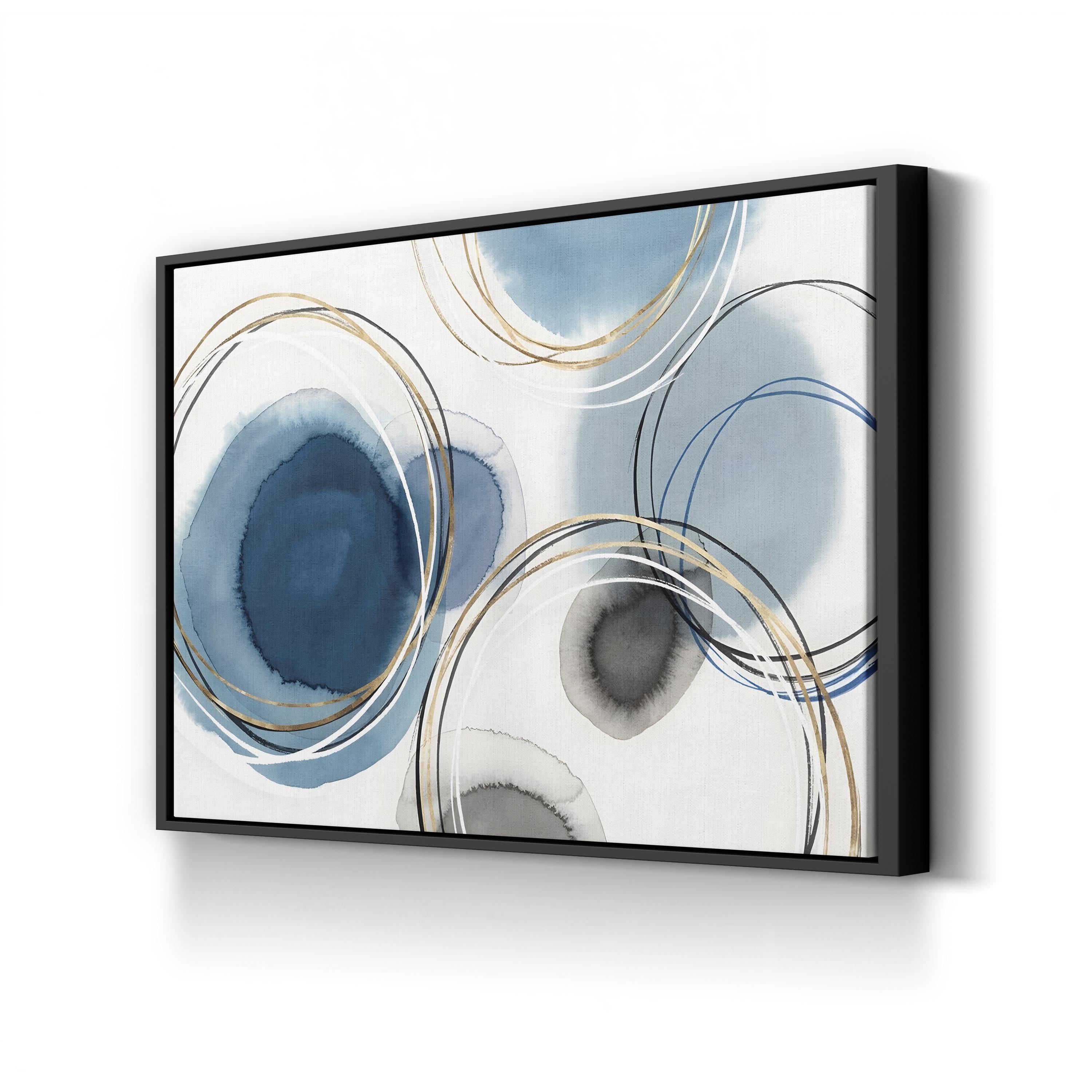 Infinity Indigo I Abstract Canvas Wall Art by Isabelle Z