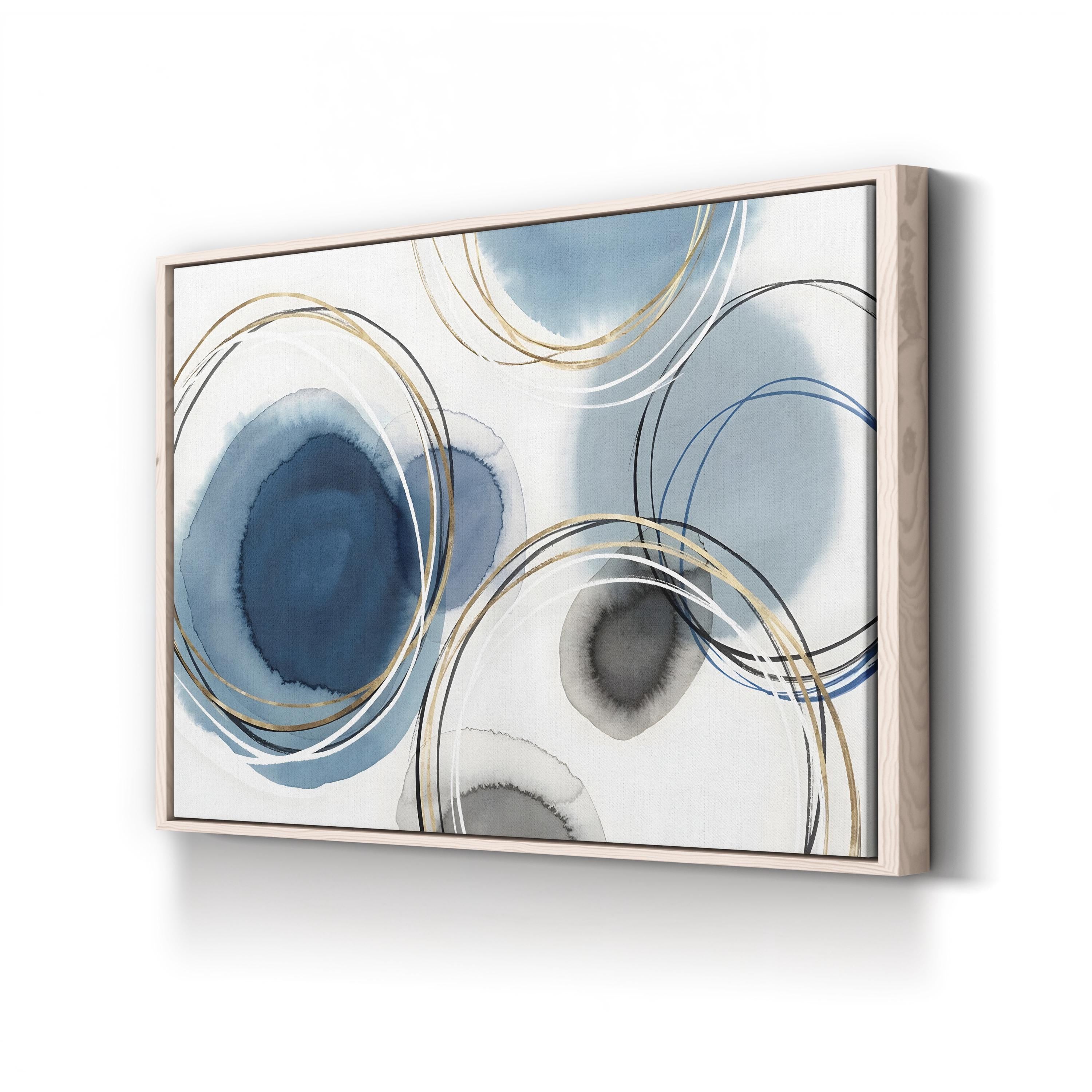 Infinity Indigo I Abstract Canvas Wall Art by Isabelle Z