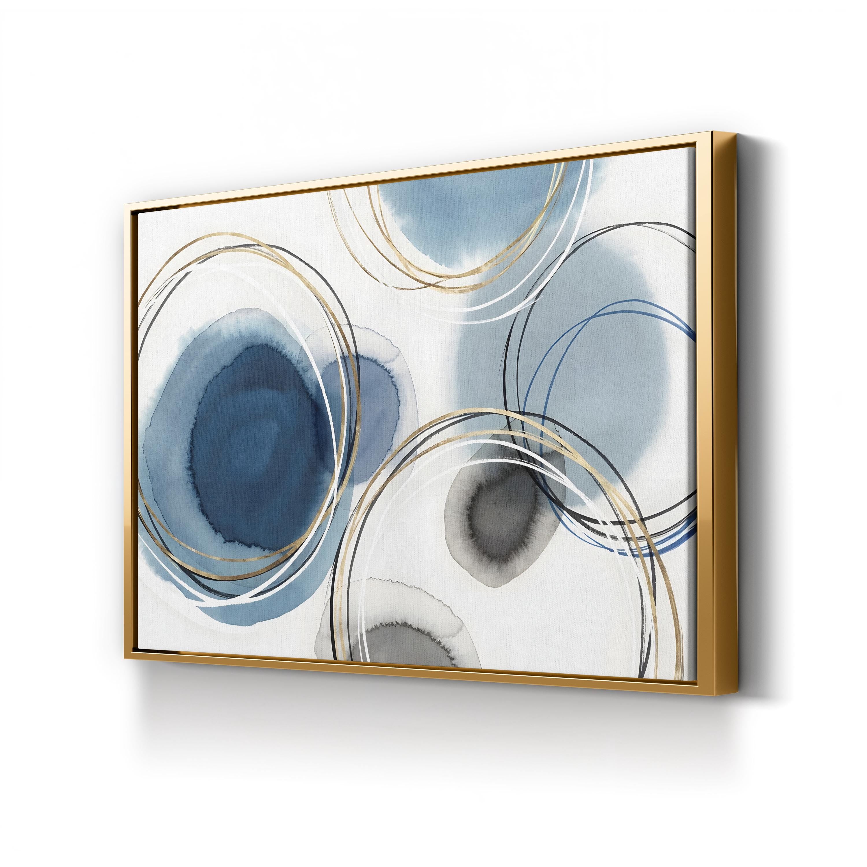 Infinity Indigo I Abstract Canvas Wall Art by Isabelle Z