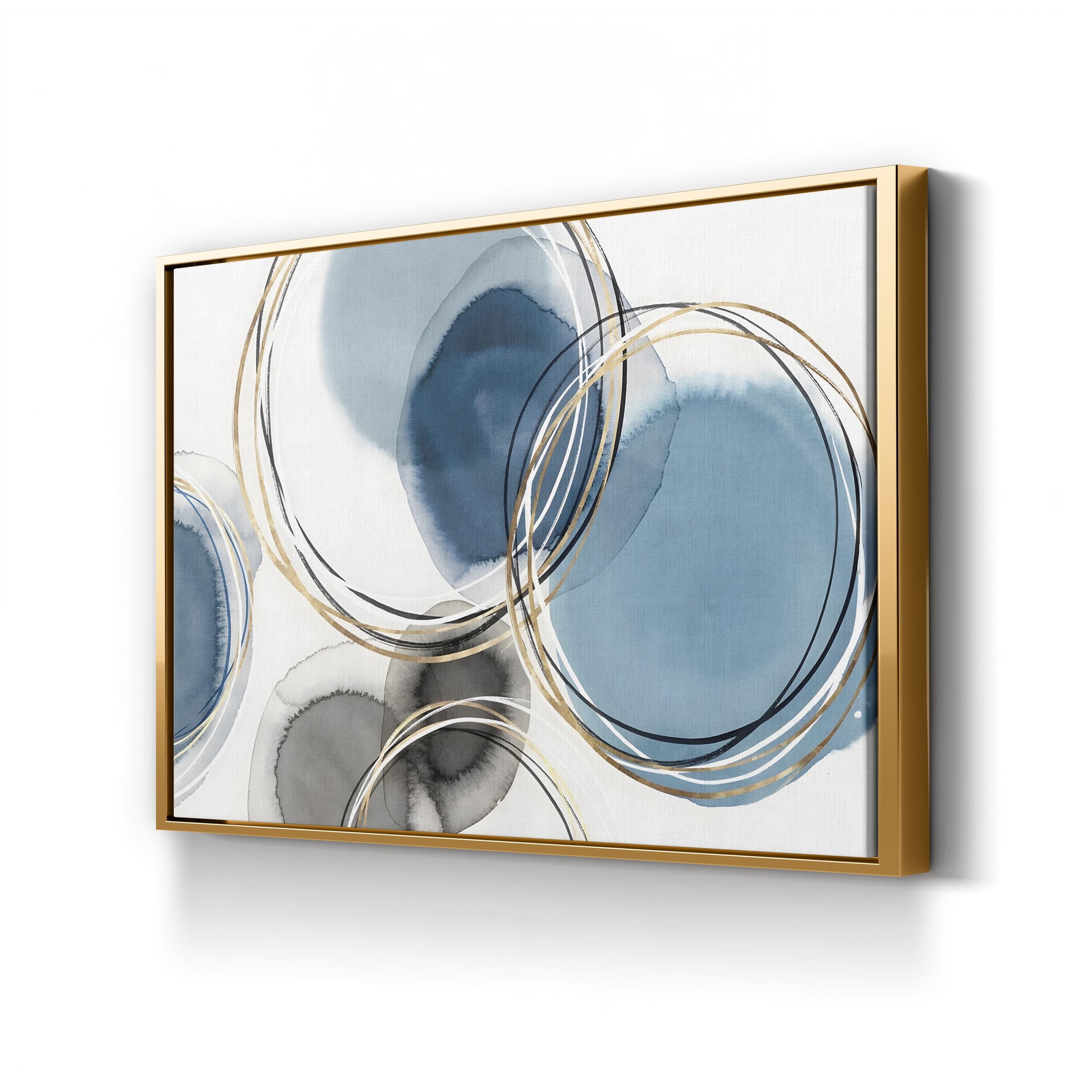 Infinity Indigo II Abstract Canvas Wall Art by Isabelle Z