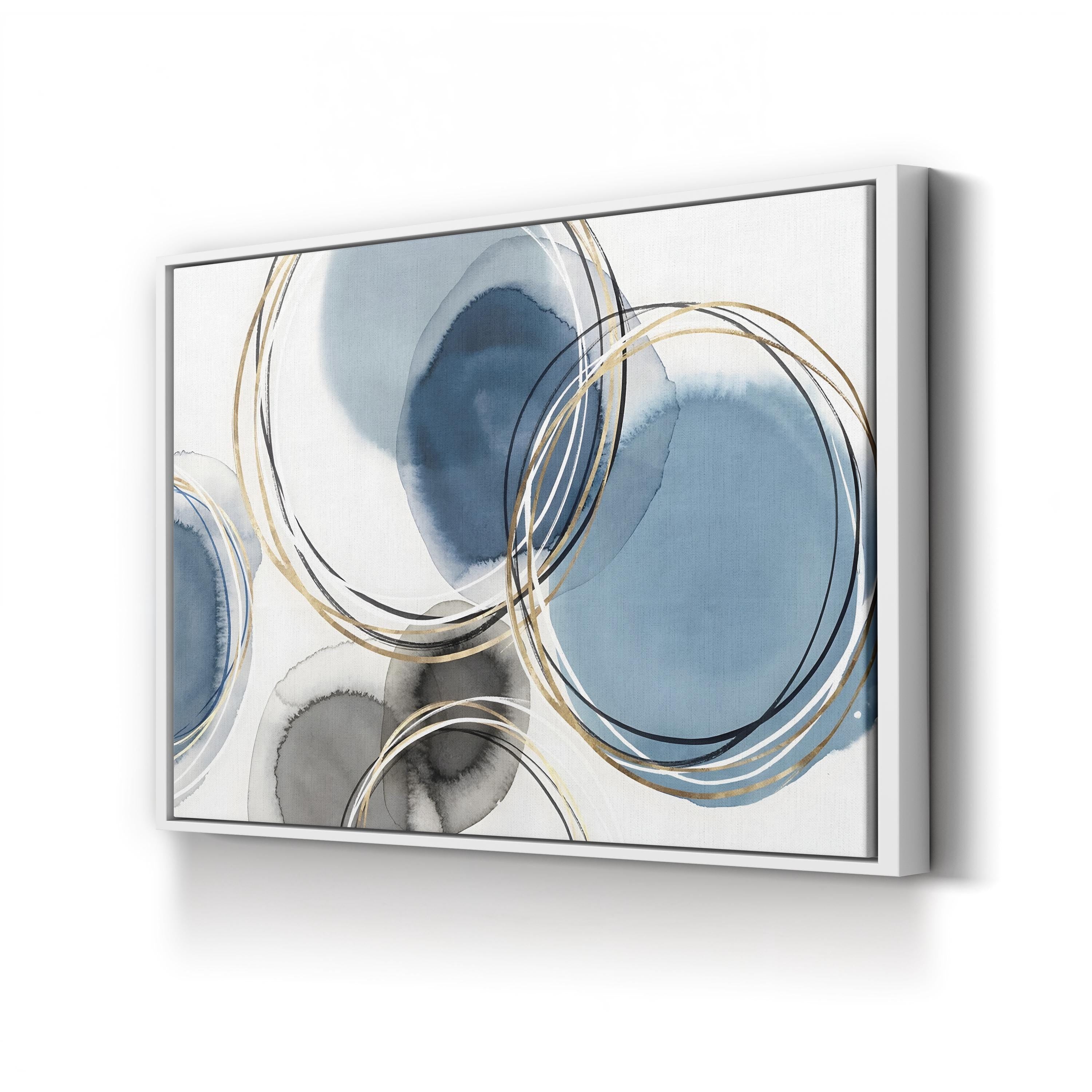 Infinity Indigo II Abstract Canvas Wall Art by Isabelle Z