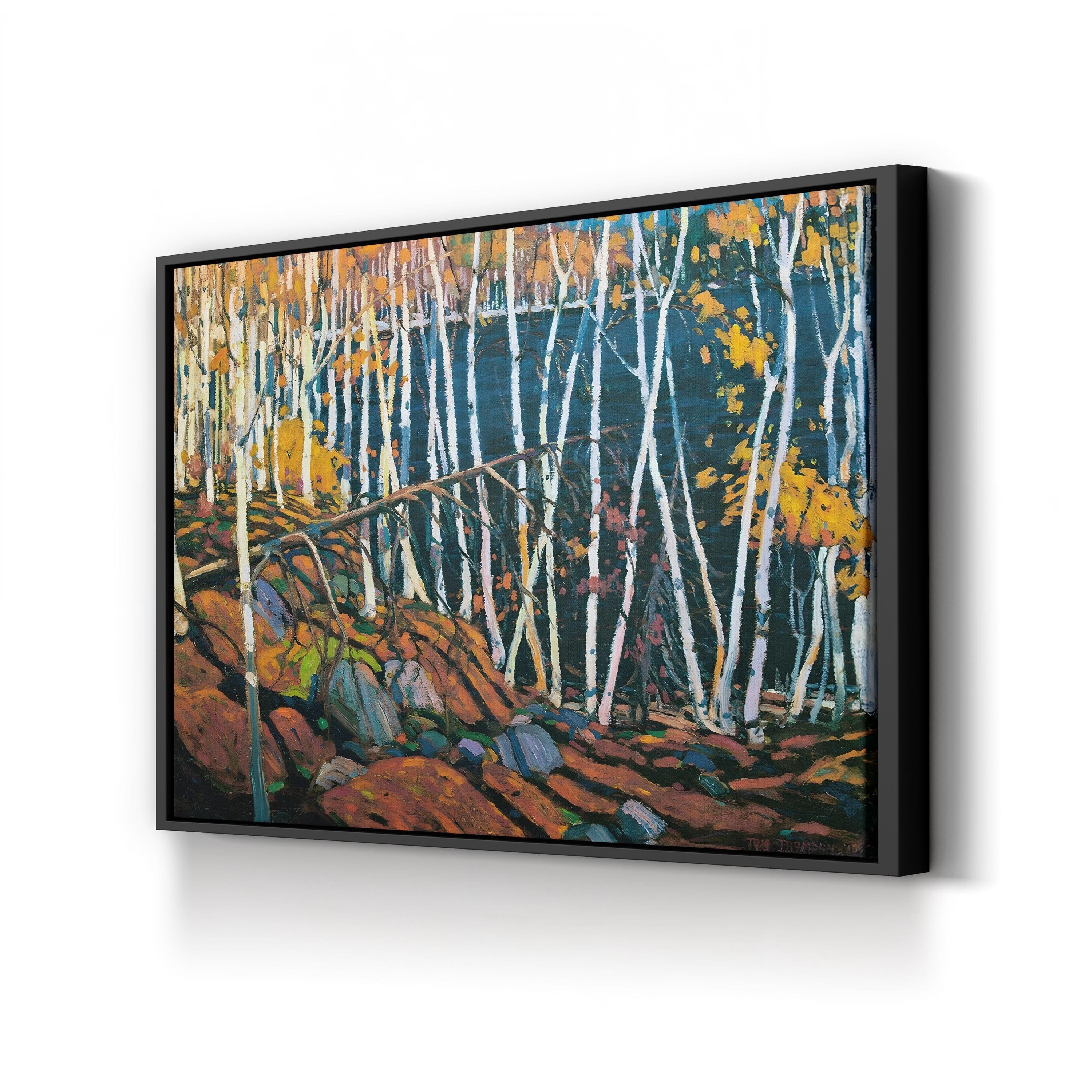 Rustic Snow-Capped Mountains – Period Illustration Wall Art | Winter Landscape Canvas Print