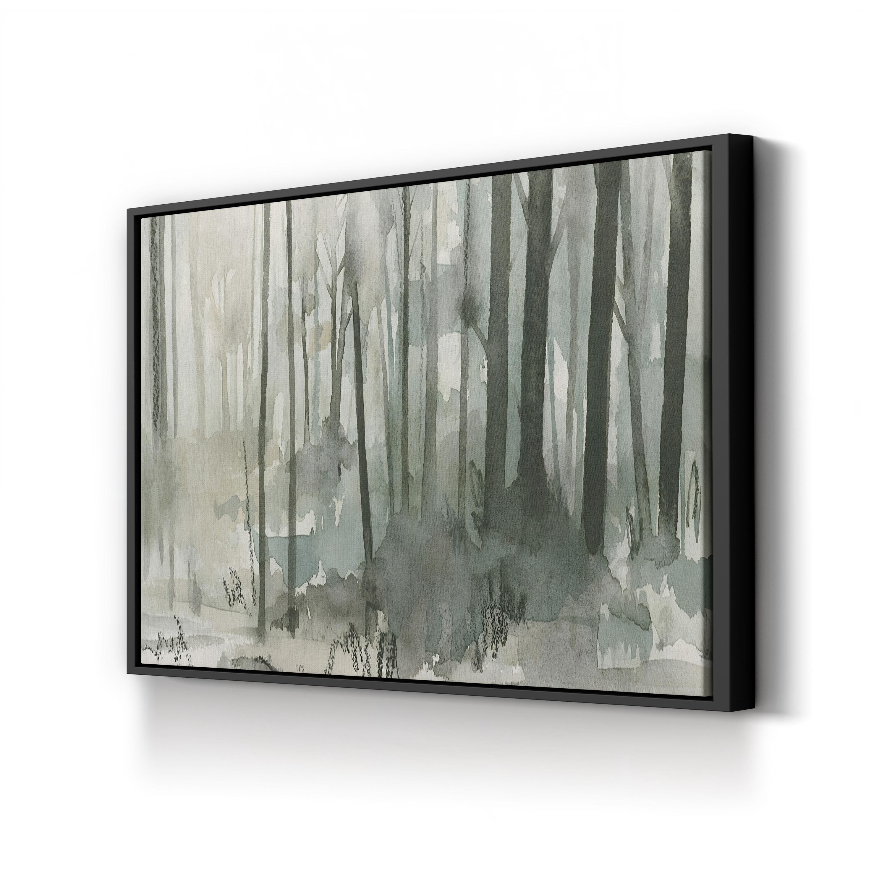 Into the Woods II Wall Art – Contemporary Forest Landscape Canvas by Emma Caroline