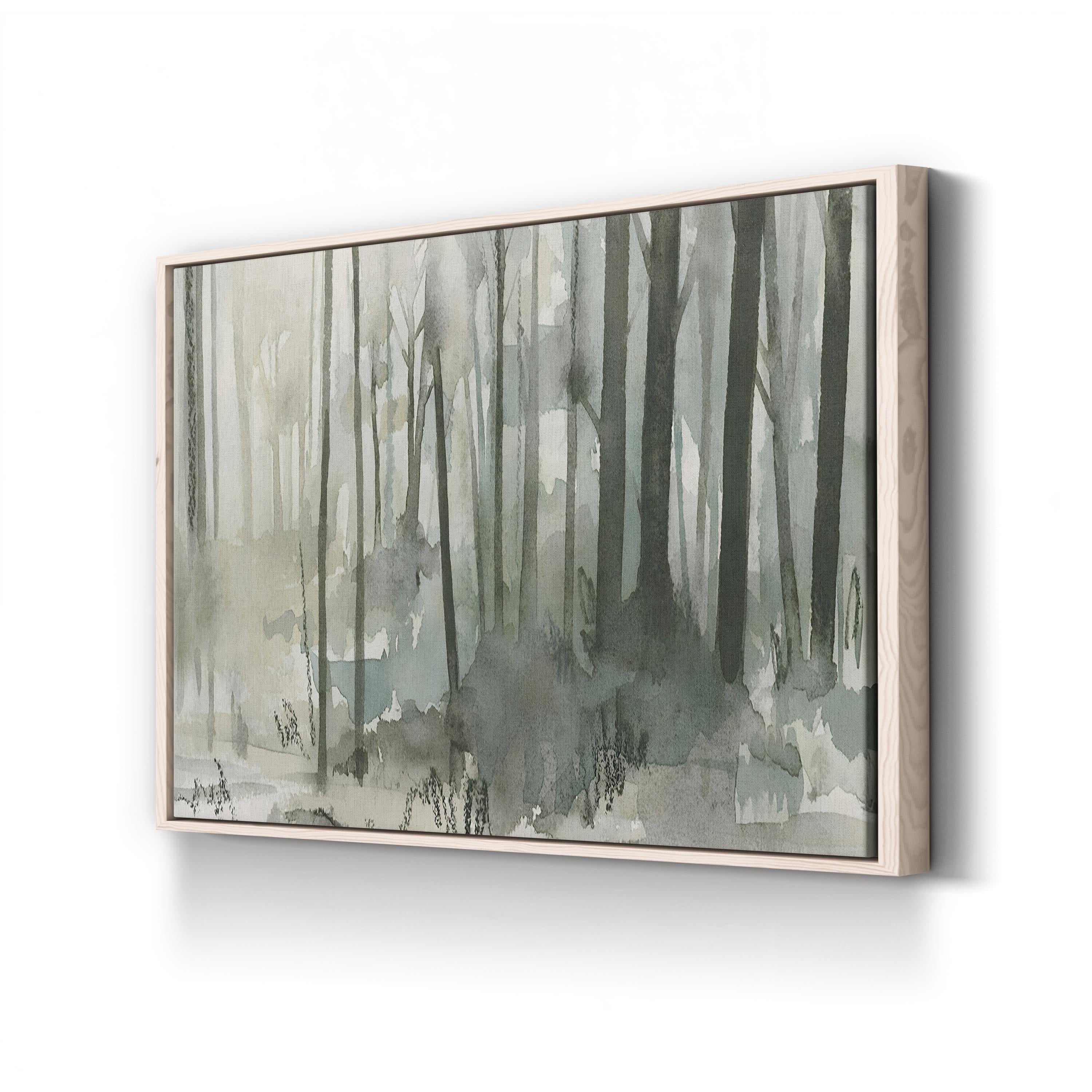 Into the Woods II Wall Art – Contemporary Forest Landscape Canvas by Emma Caroline