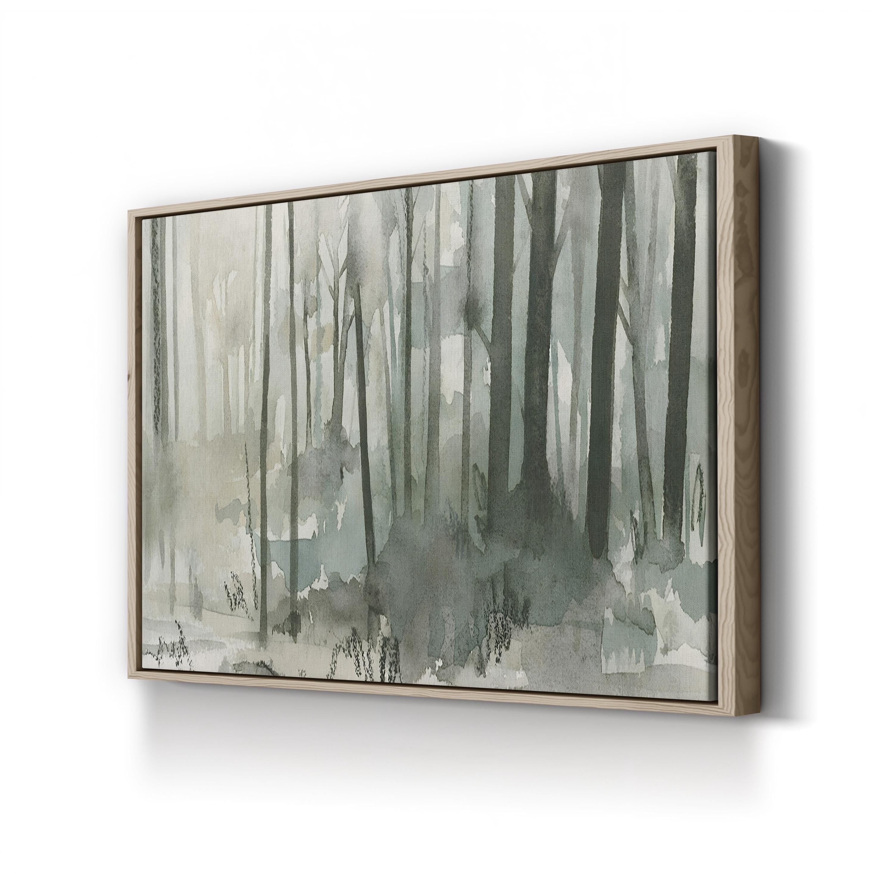 Into the Woods II Wall Art – Contemporary Forest Landscape Canvas by Emma Caroline