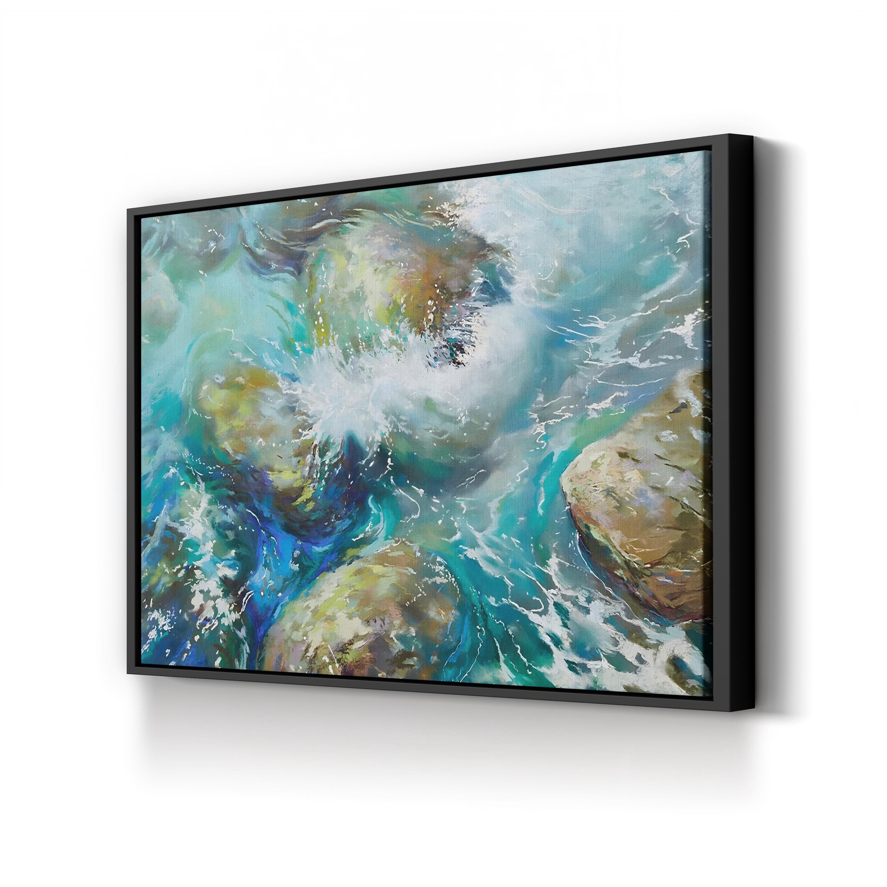 Jewels of the Sea Canvas Art – Nel Whatmore Coastal Nautical Abstract Wall Print