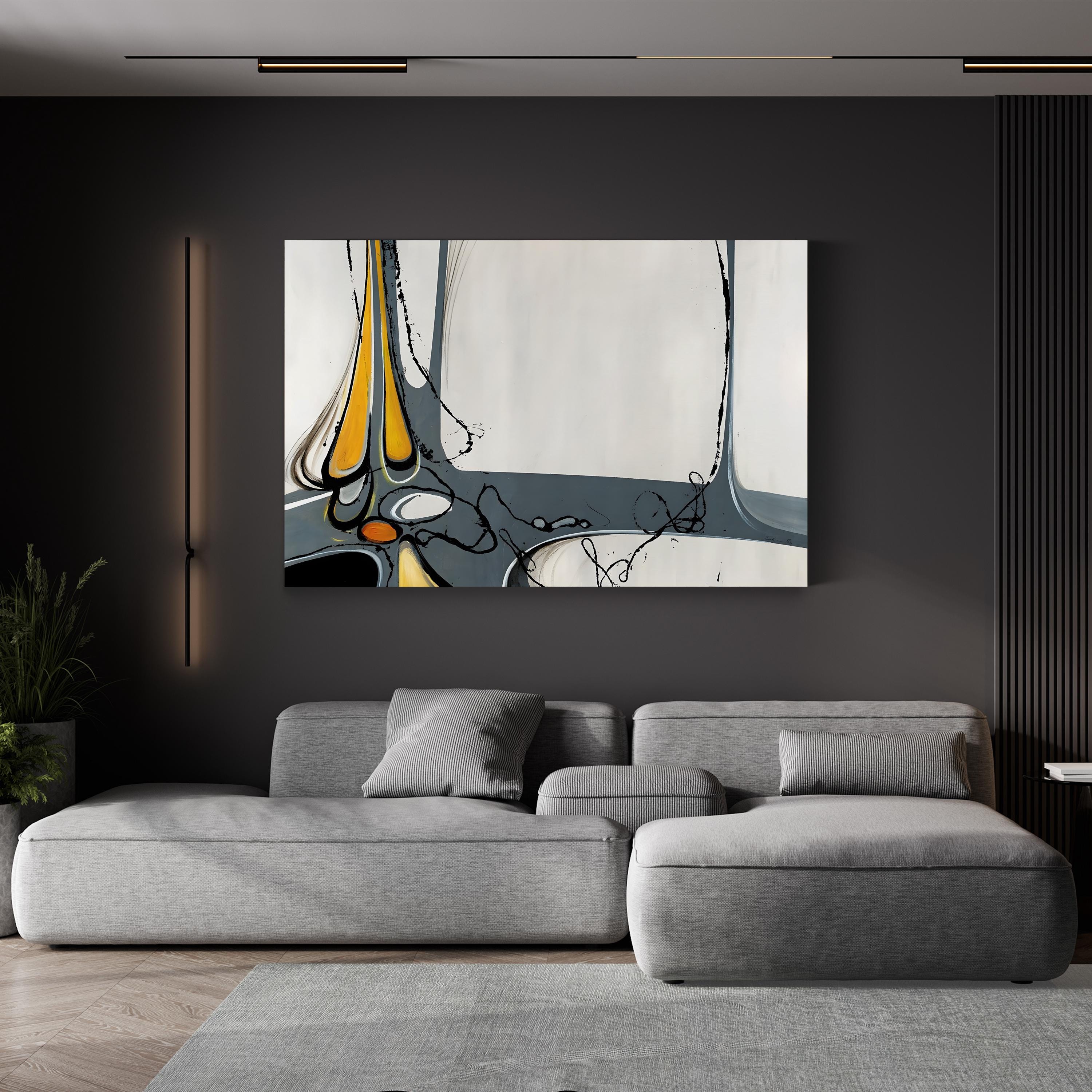 Jute by Sydney Edmunds | Contemporary Earth-Toned Abstract Wall Art
