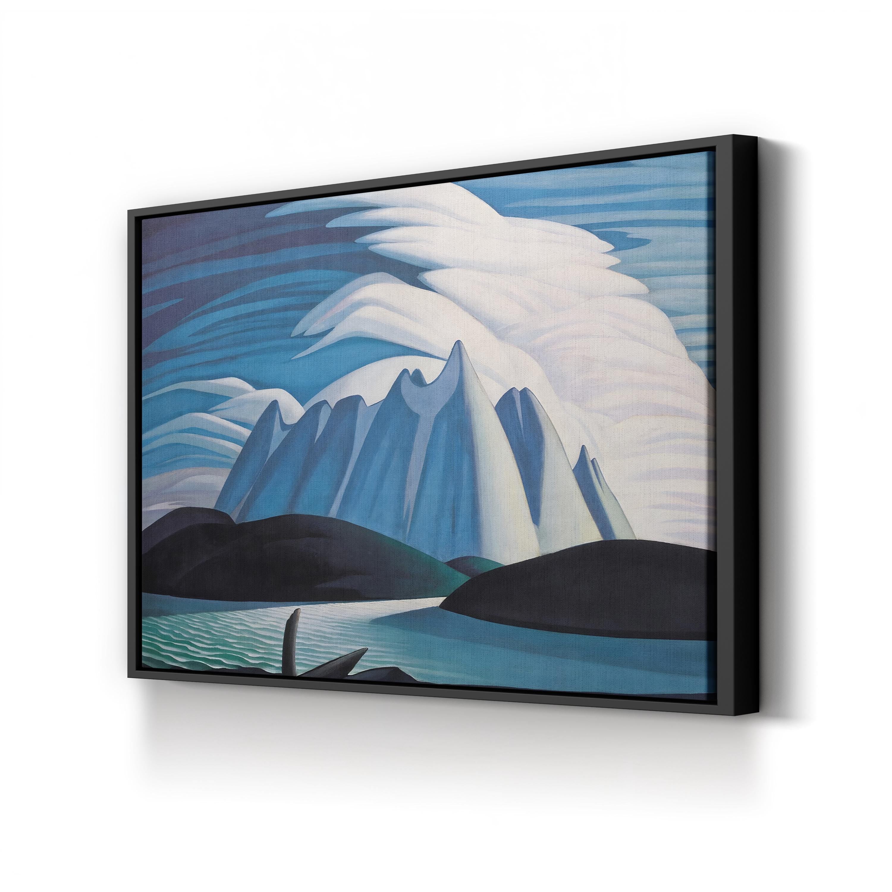 Lake and Mountain Wall Art by Lawren Harris | Canadian Group of Seven Landscape Canvas Print