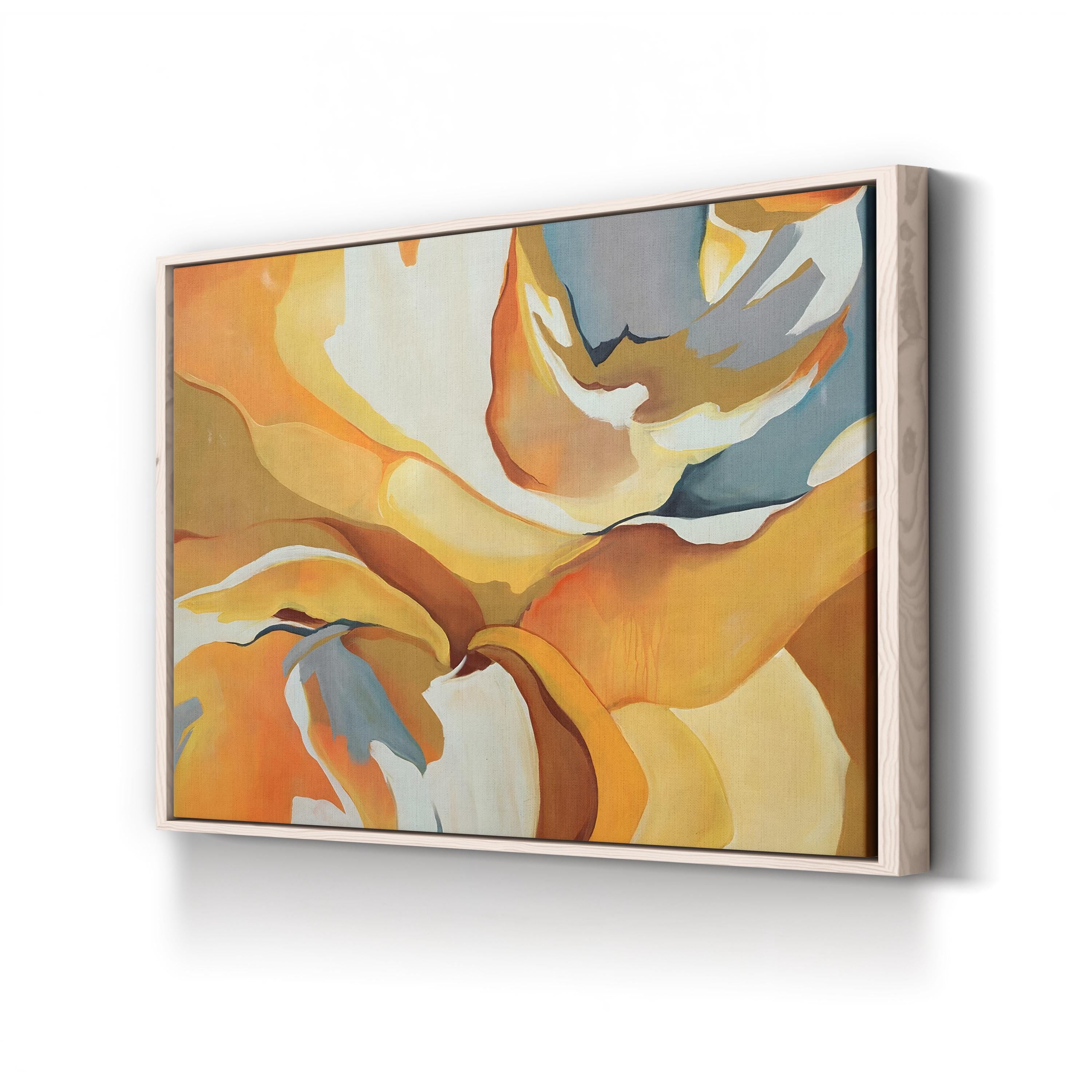 Lemon Poppyseed – Contemporary Abstract Canvas Wall Art by Sydney Edmunds