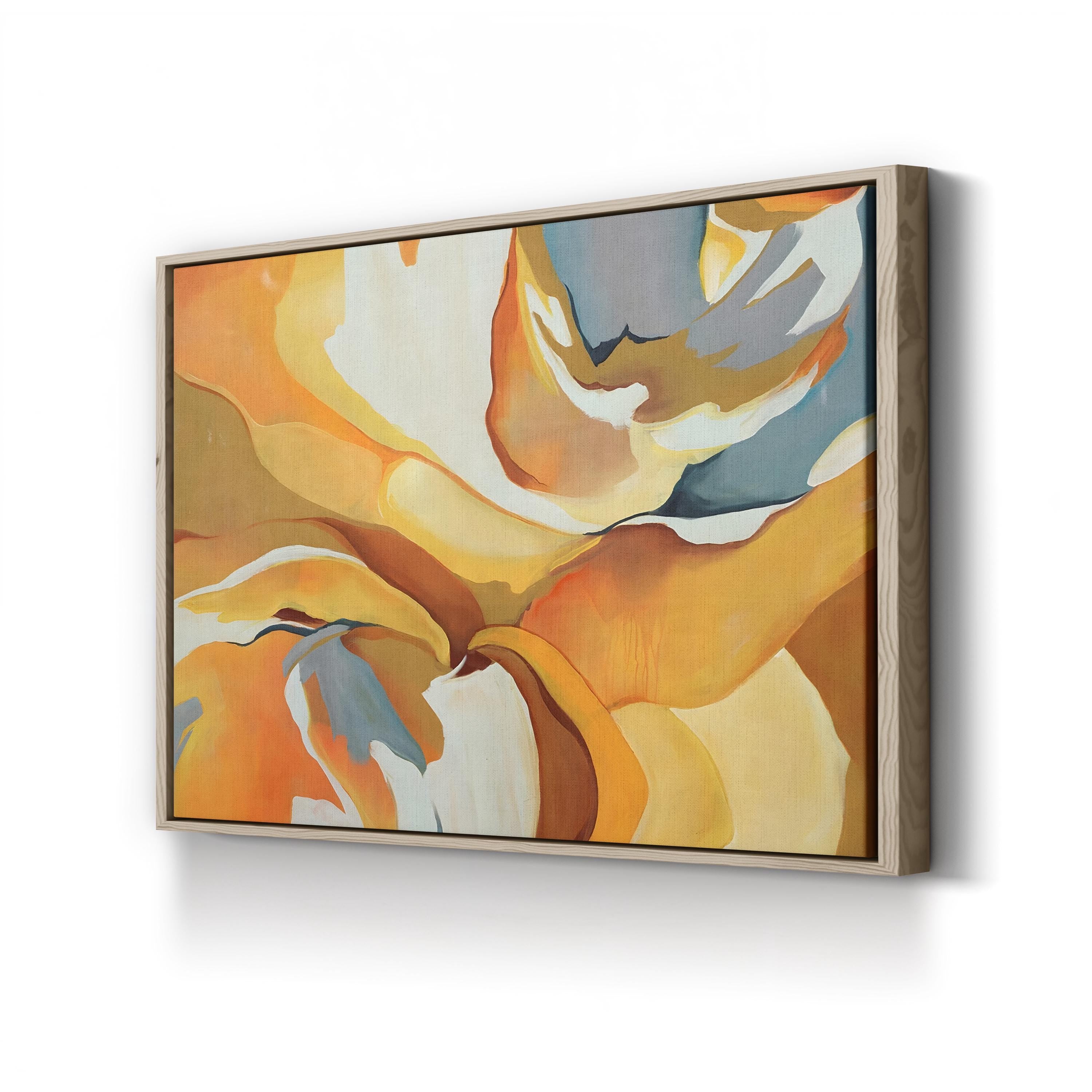 Lemon Poppyseed – Contemporary Abstract Canvas Wall Art by Sydney Edmunds