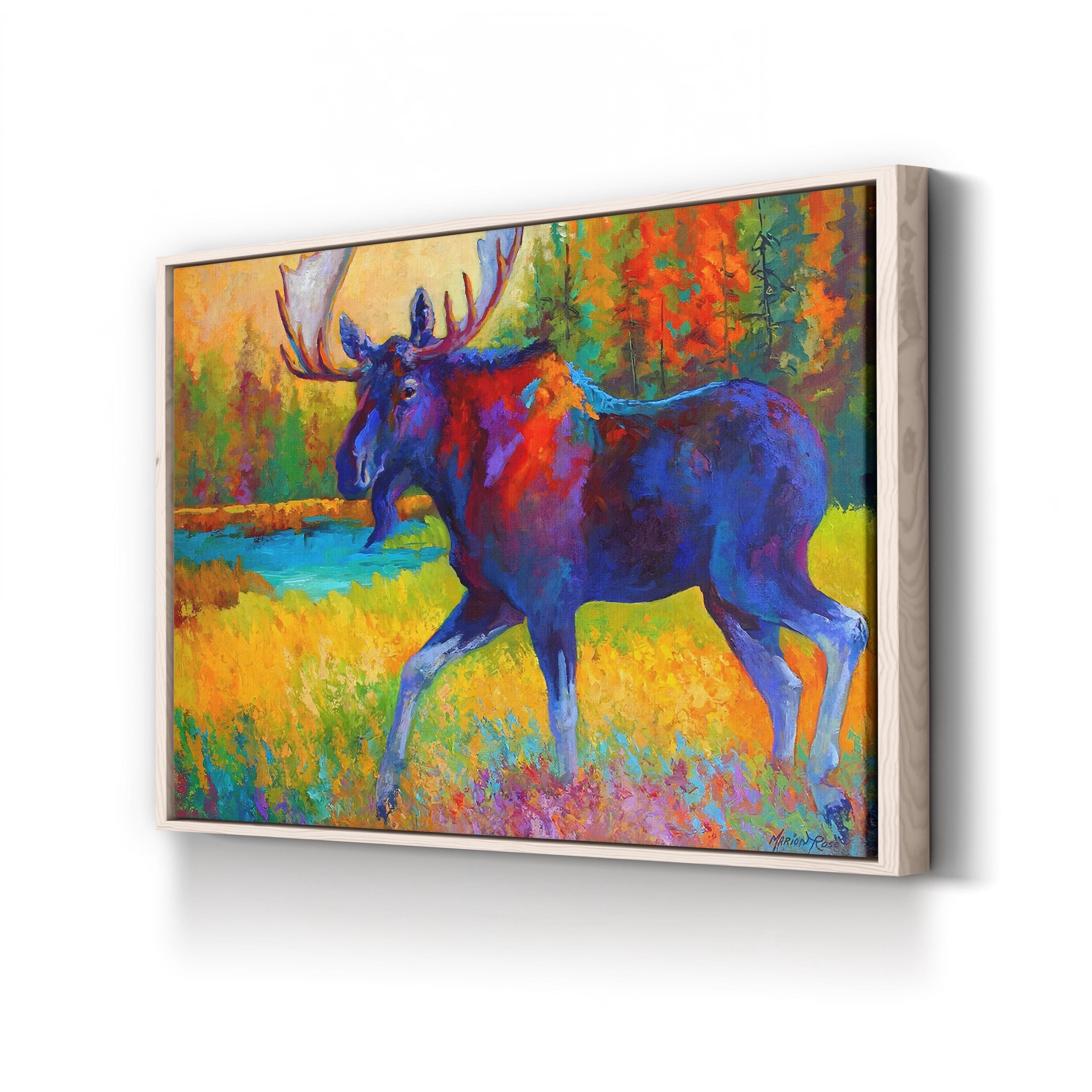 Majestic Moose Wall Art by Marion Rose