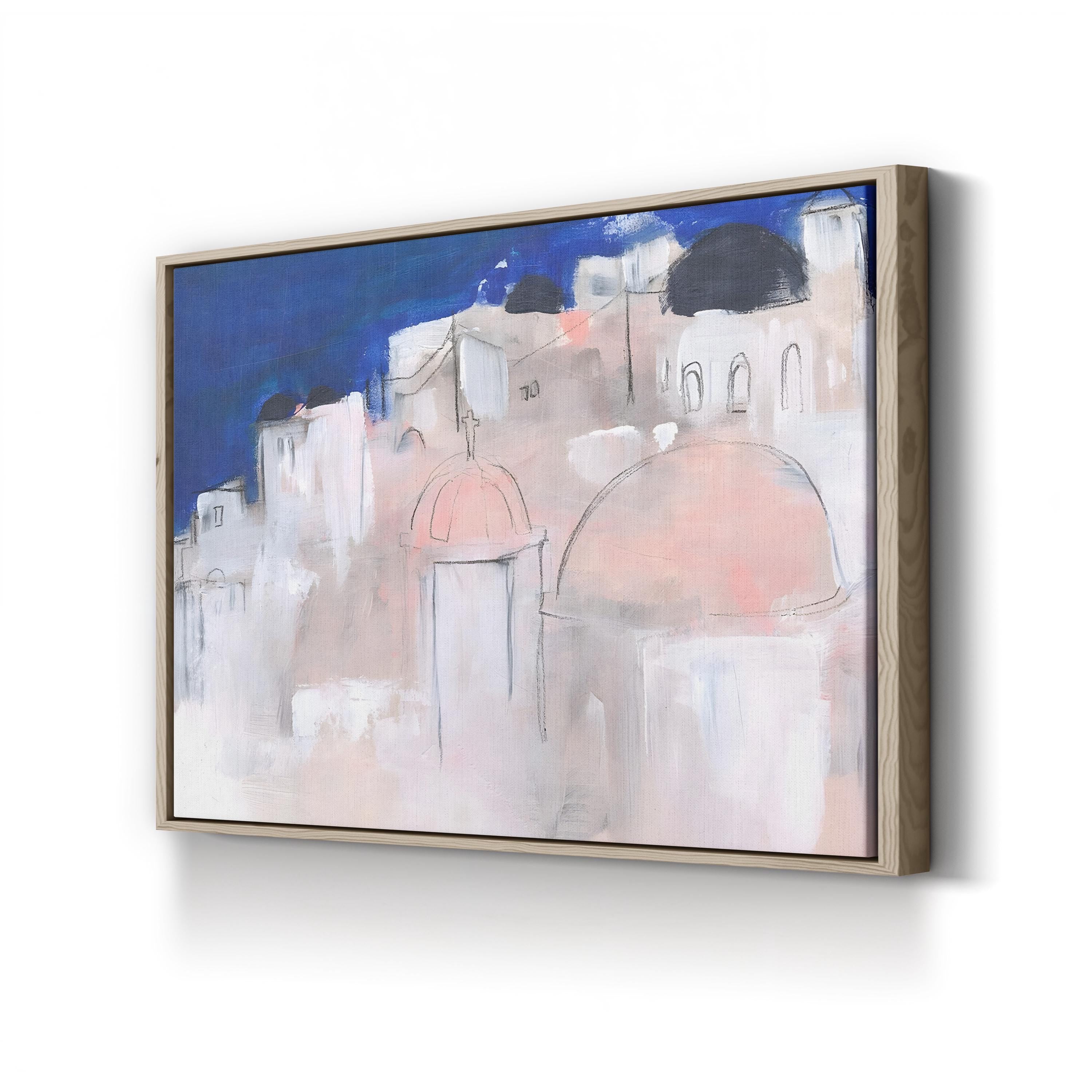 Mediterranean Blue II Coastal Abstract – Jennifer Paxton Parker Wall Art | Contemporary Canvas Print