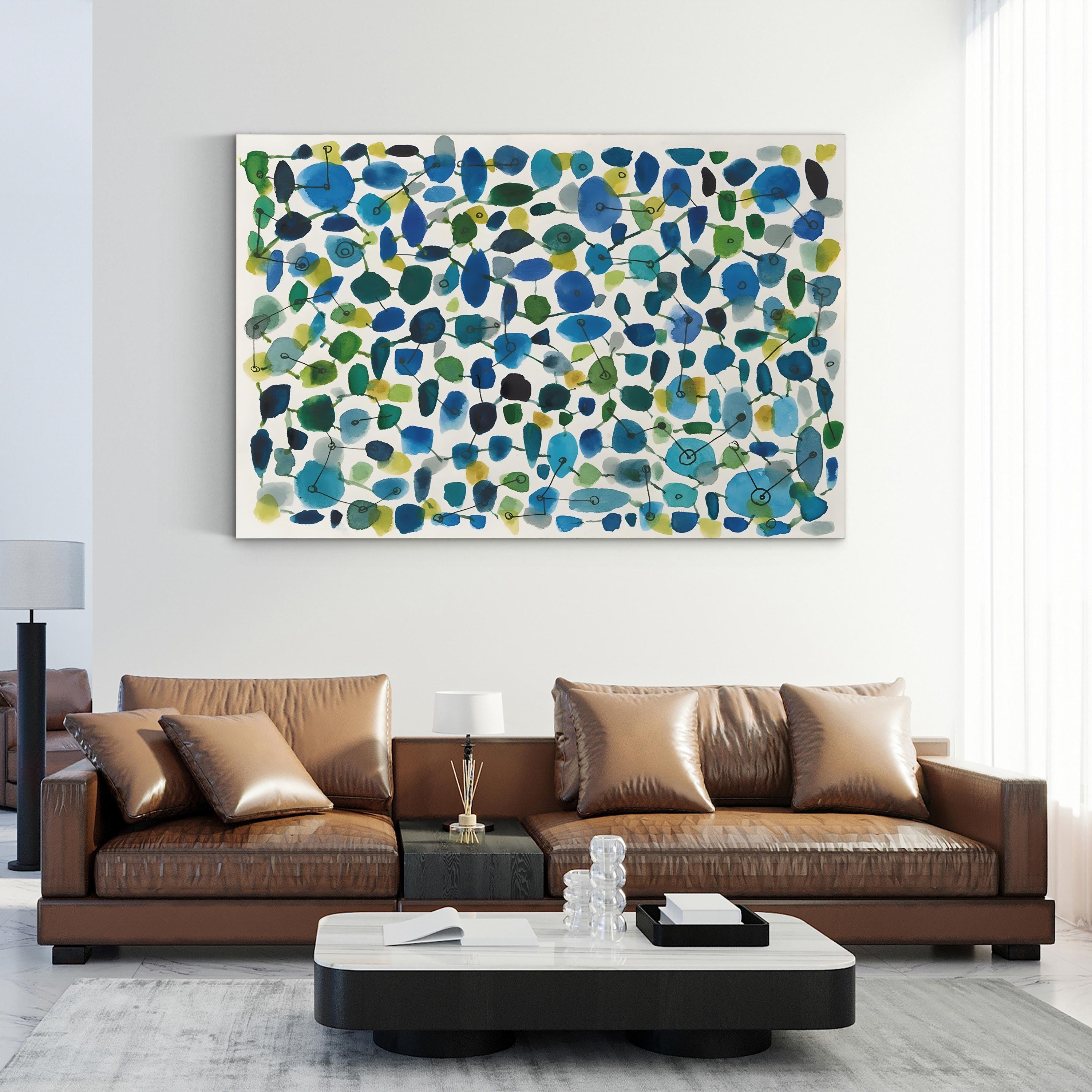 Mid Century III Geometric Abstract – Cheryl Warrick Wall Art | Mid-Century Modern Canvas Print