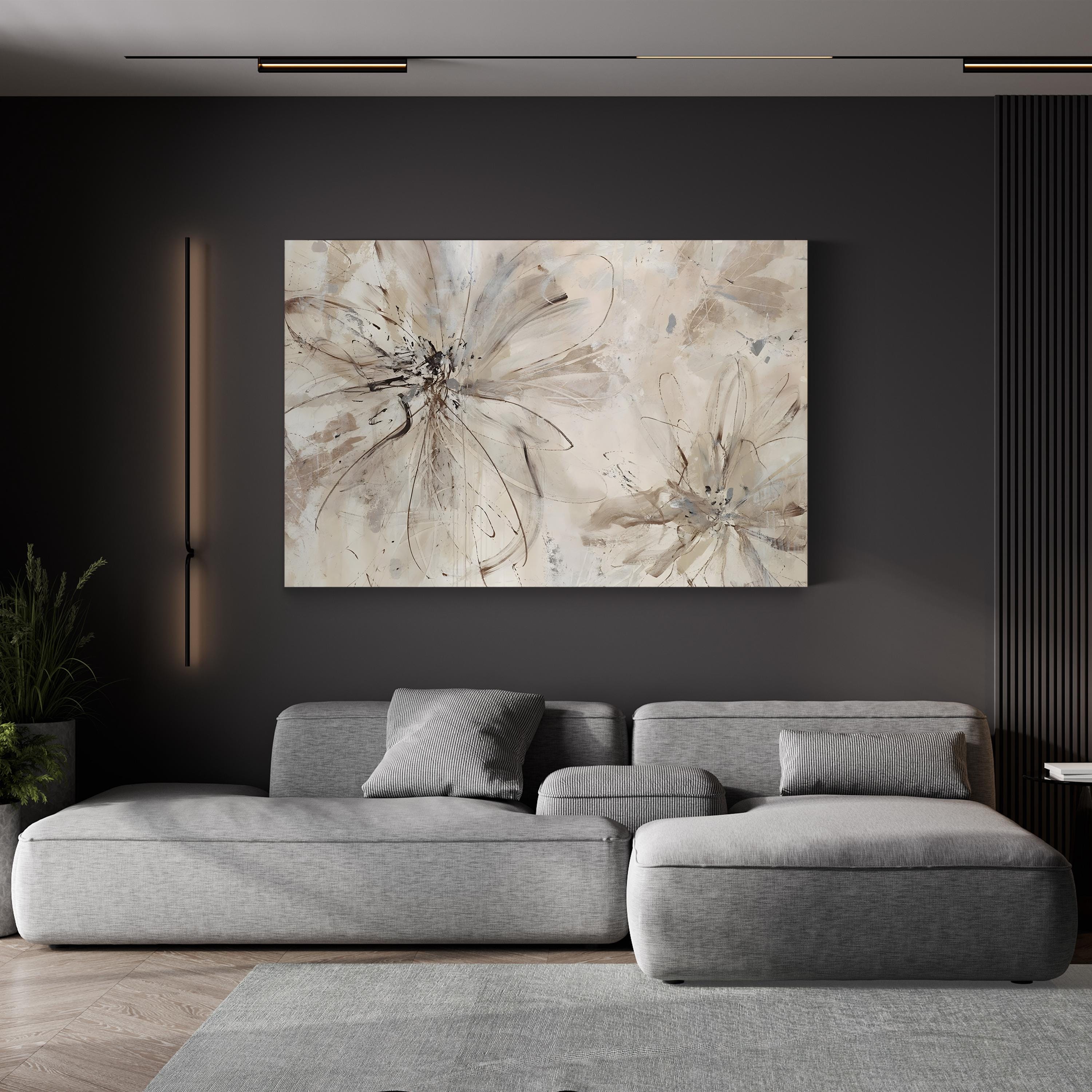 Milk and Honey Floral Wall Art by Sydney Edmunds