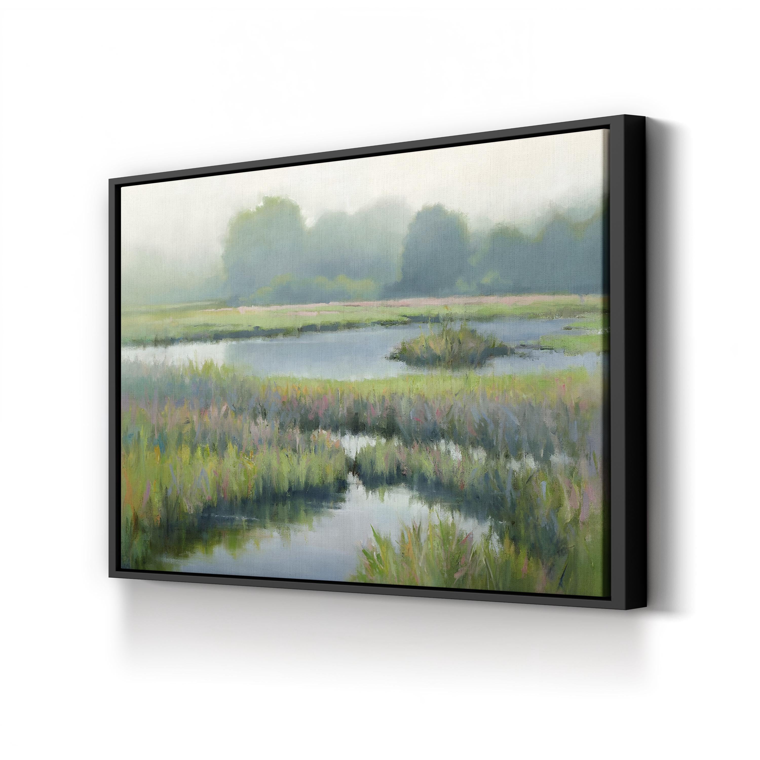Morning at Edmonds Marsh Wall Art – David Marty | Serene Marshland Landscape Canvas Print