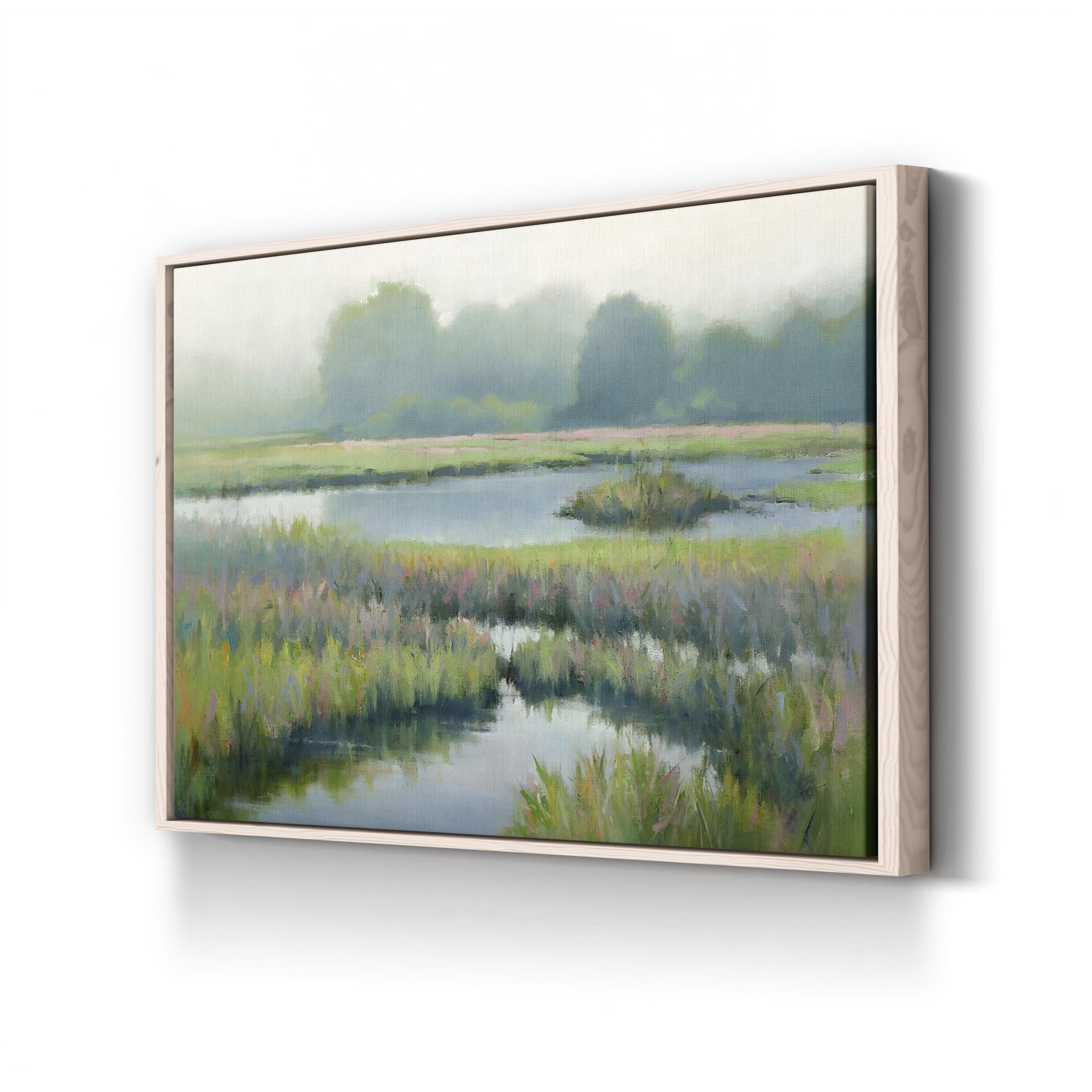 Morning at Edmonds Marsh Wall Art – David Marty | Serene Marshland Landscape Canvas Print