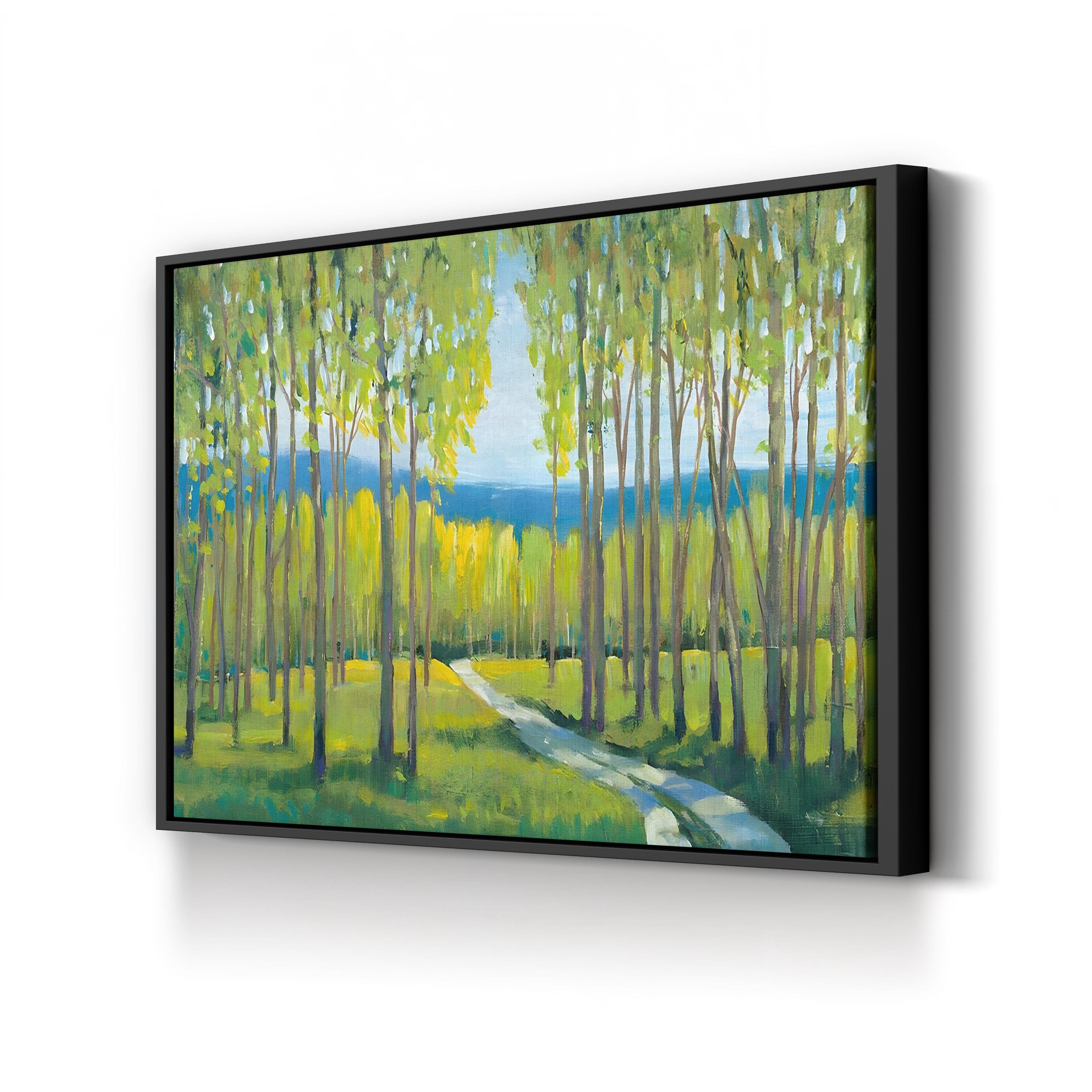 Morning Stroll I Woodland Path – Tim O’Toole Wall Art | Contemporary Landscape Canvas Print