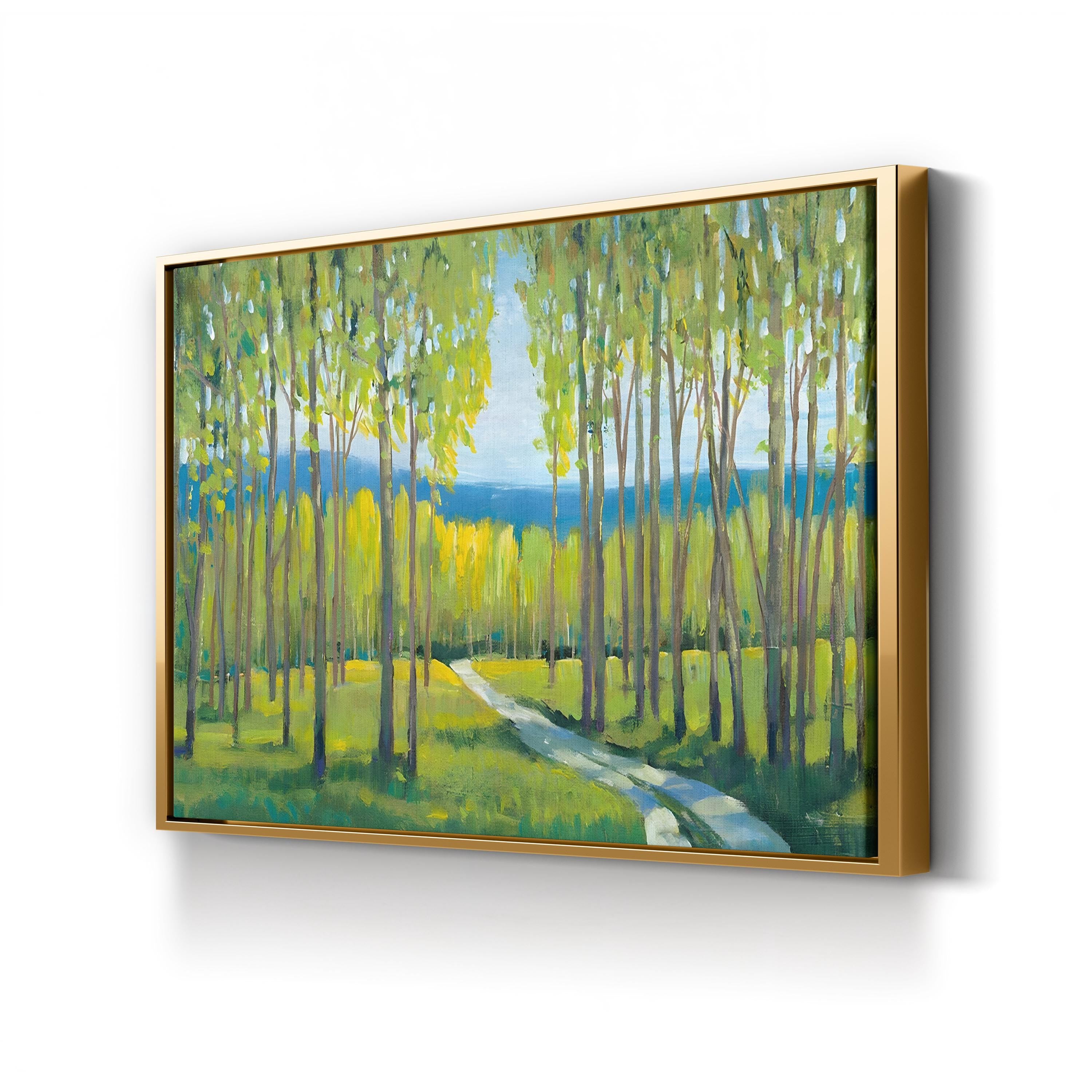 Morning Stroll I Woodland Path – Tim O’Toole Wall Art | Contemporary Landscape Canvas Print