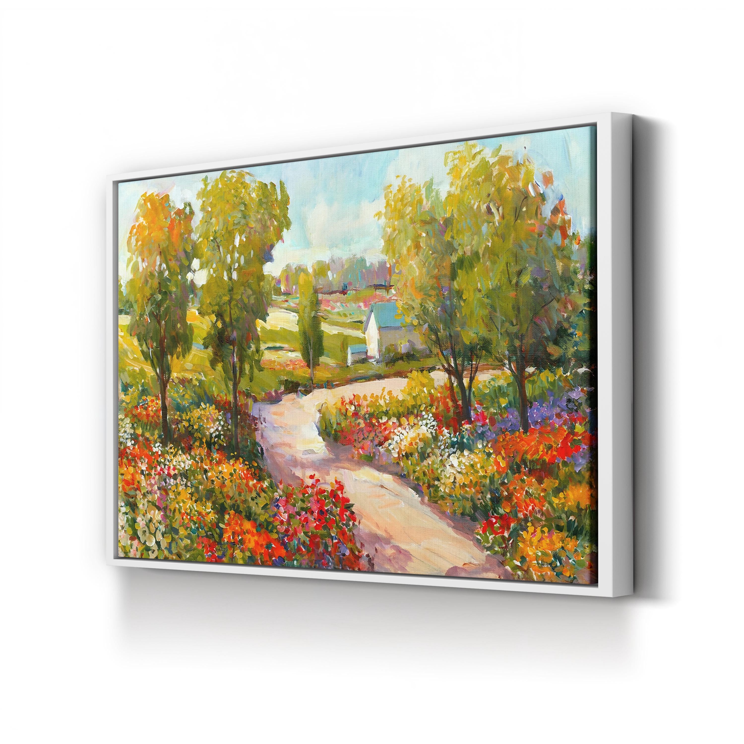 Morning Walk I Canvas Art – Scenic Pathway Landscape by Tim O’Toole