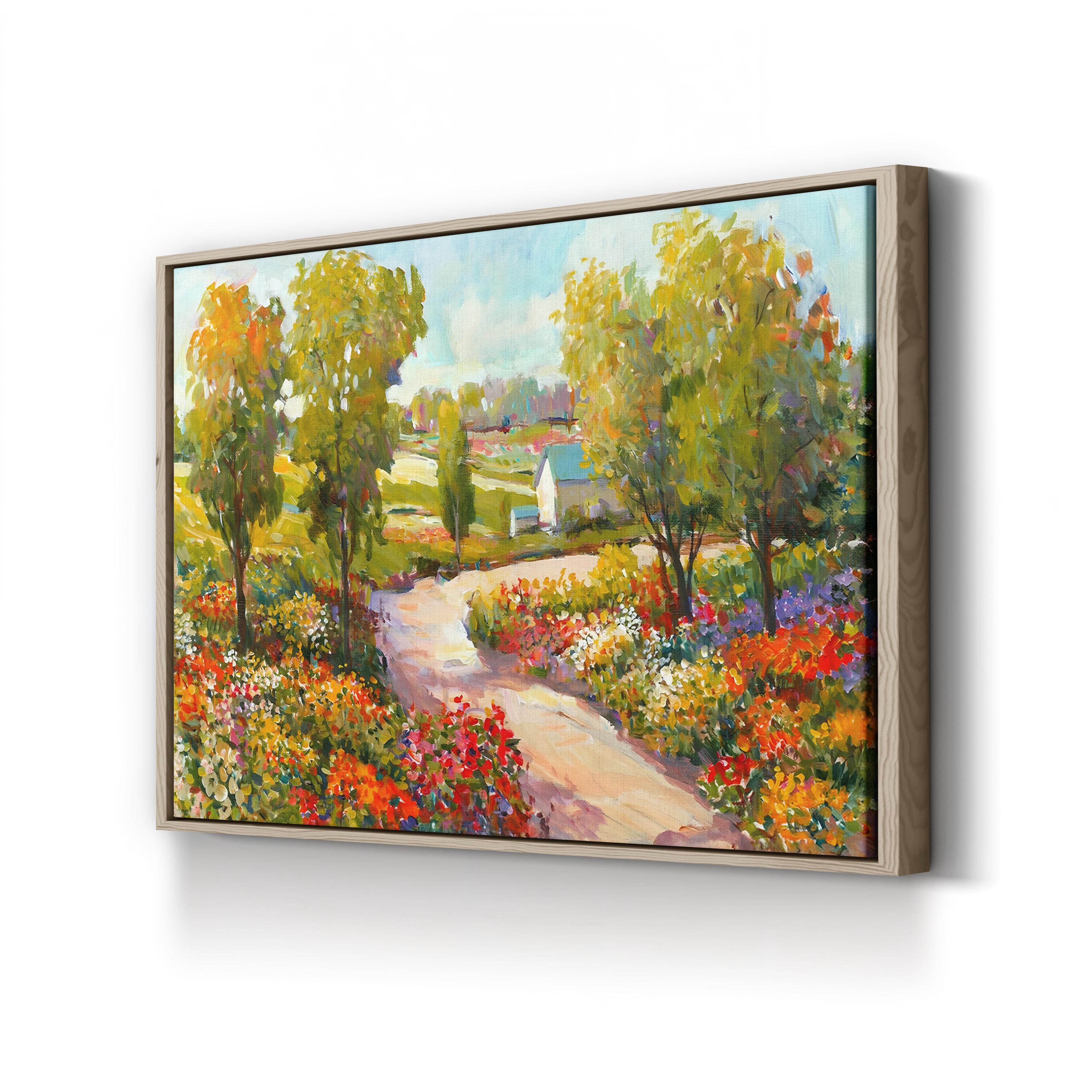 Morning Walk I Canvas Art – Scenic Pathway Landscape by Tim O’Toole