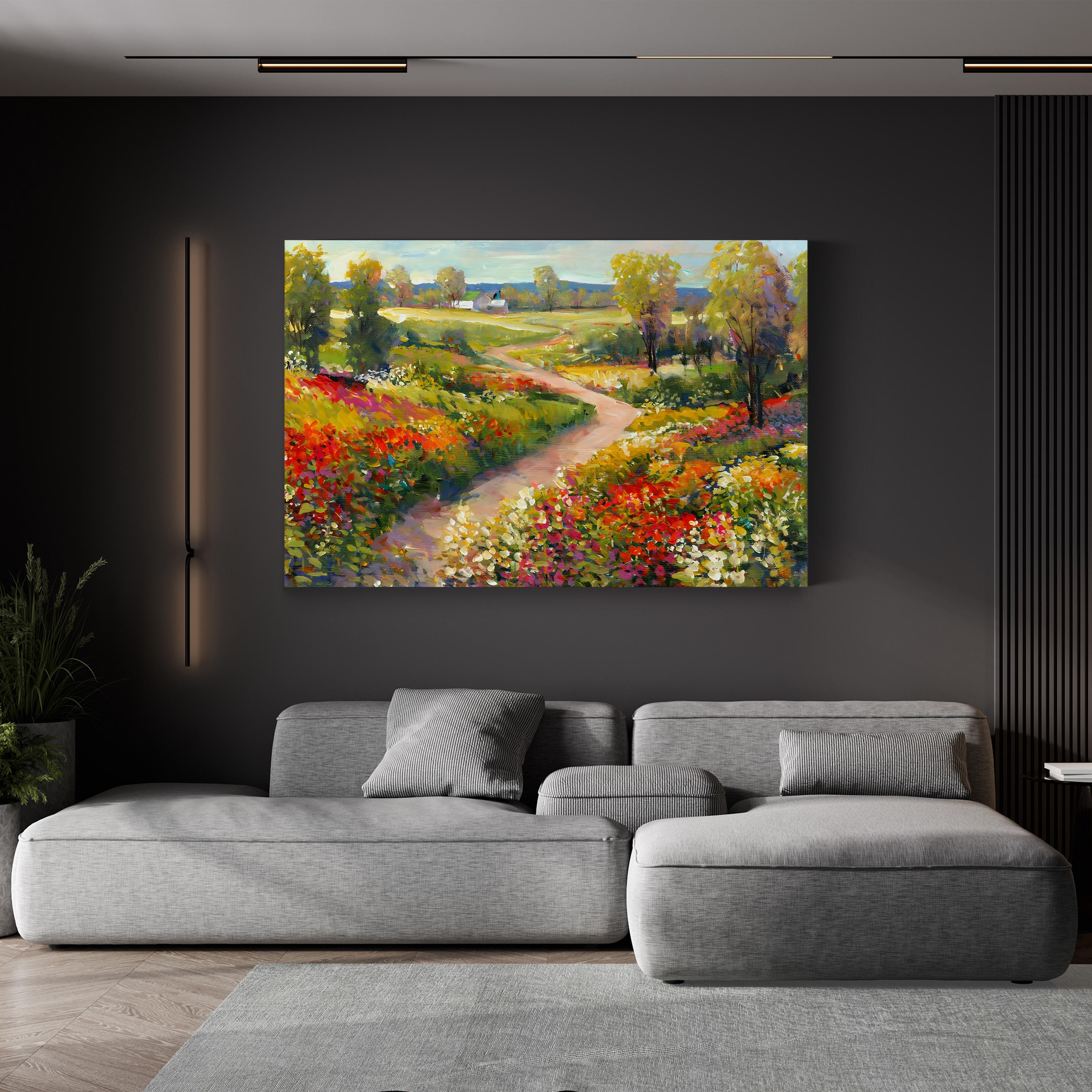 Morning Walk II Garden Path – Tim O’Toole Wall Art | Contemporary Landscape Canvas Print