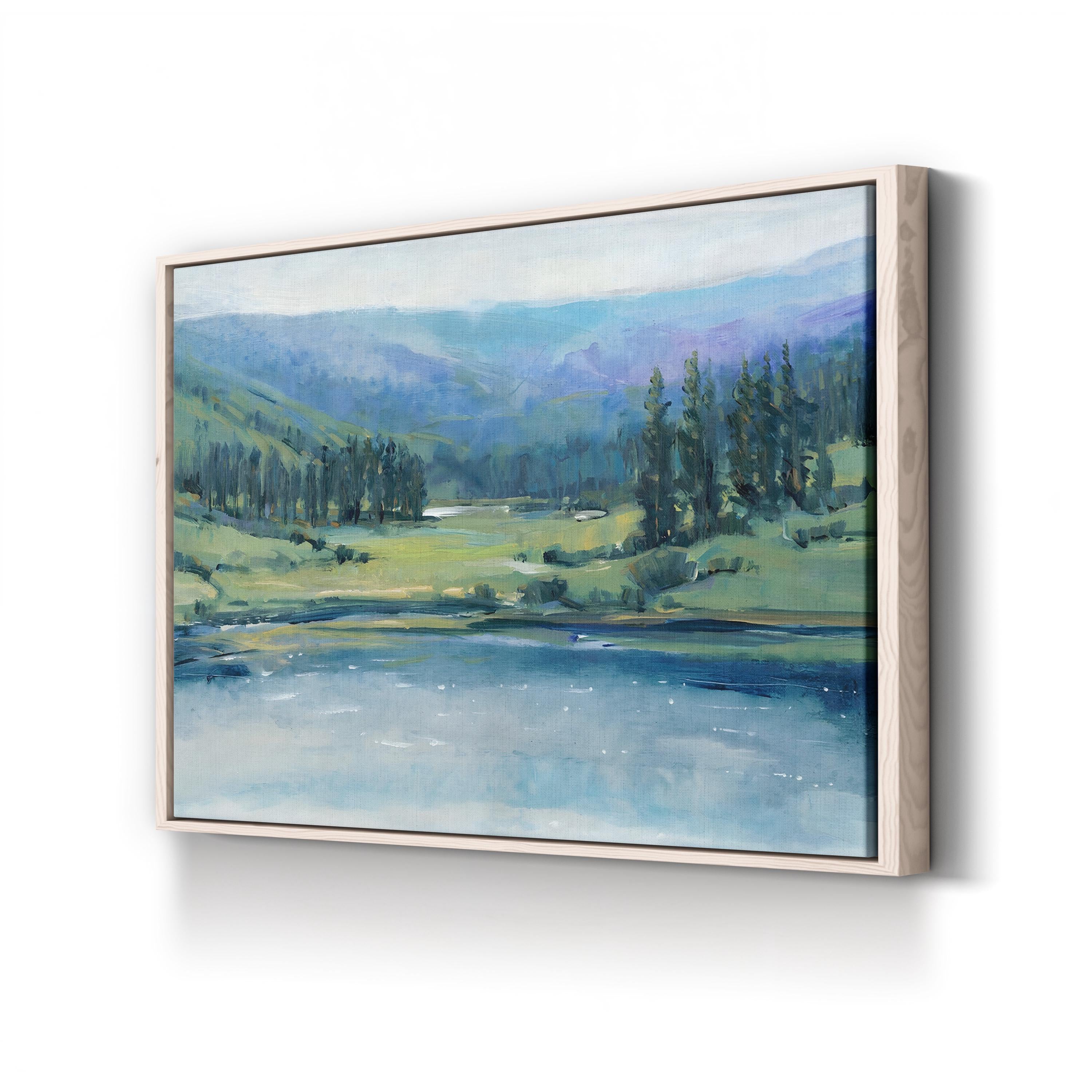 Mountain Lake I Canvas Art – Tim O’Toole Tranquil Landscape Wall Art Print