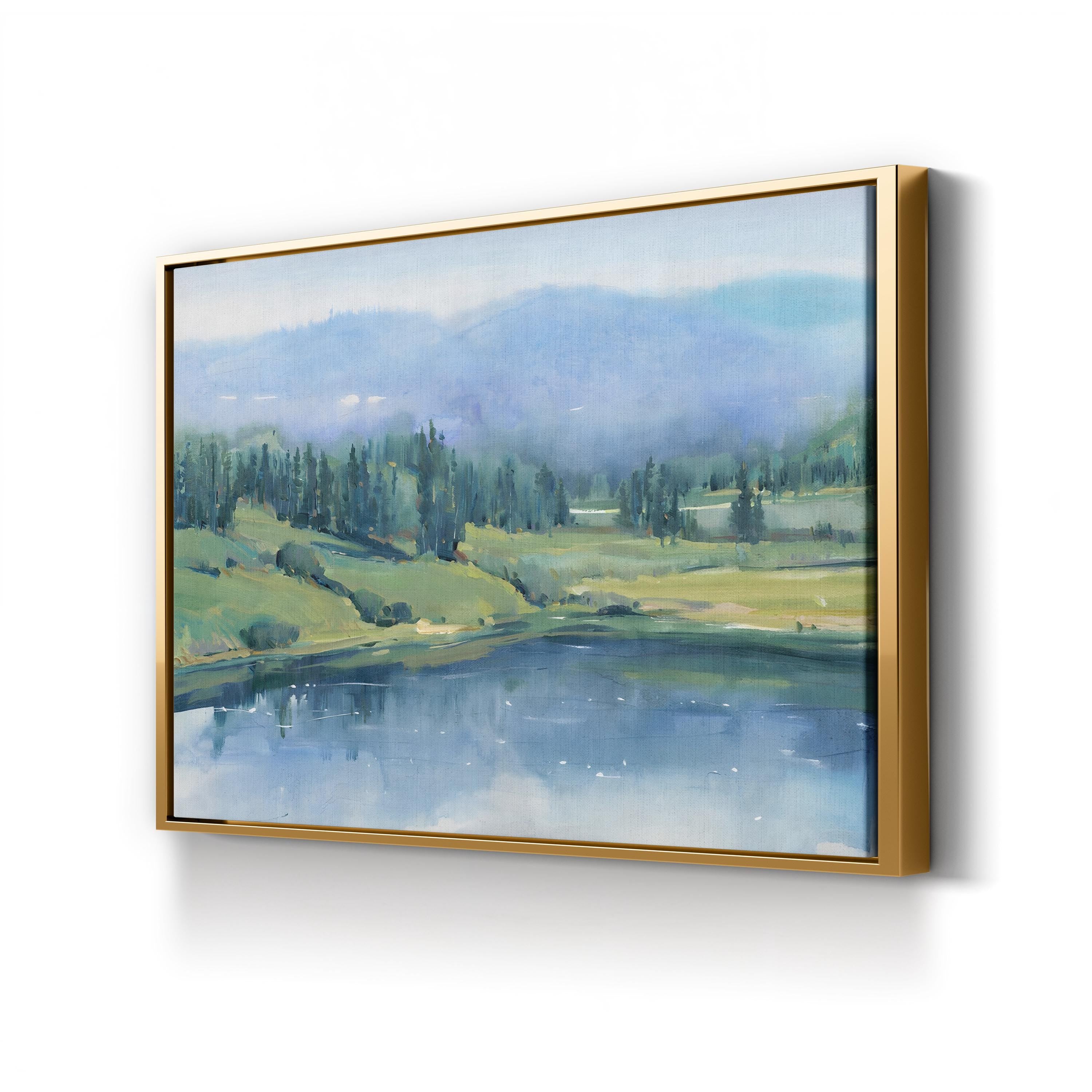 Mountain Lake II – Tim O’Toole Wall Art | Contemporary Landscape Canvas Print