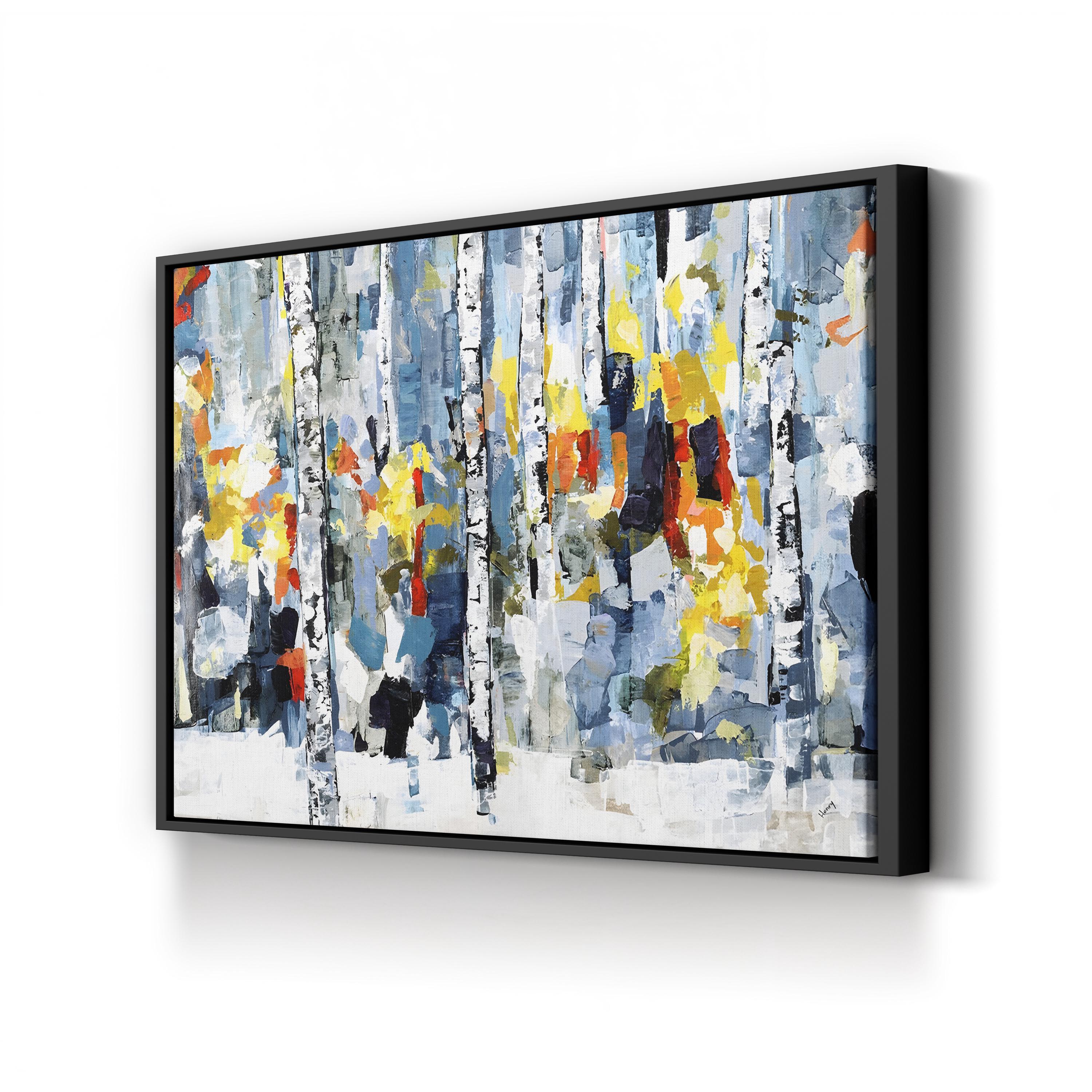 Nature’s Chorus Wall Art by Alexys Henry – Contemporary Abstract Landscape Canvas Print