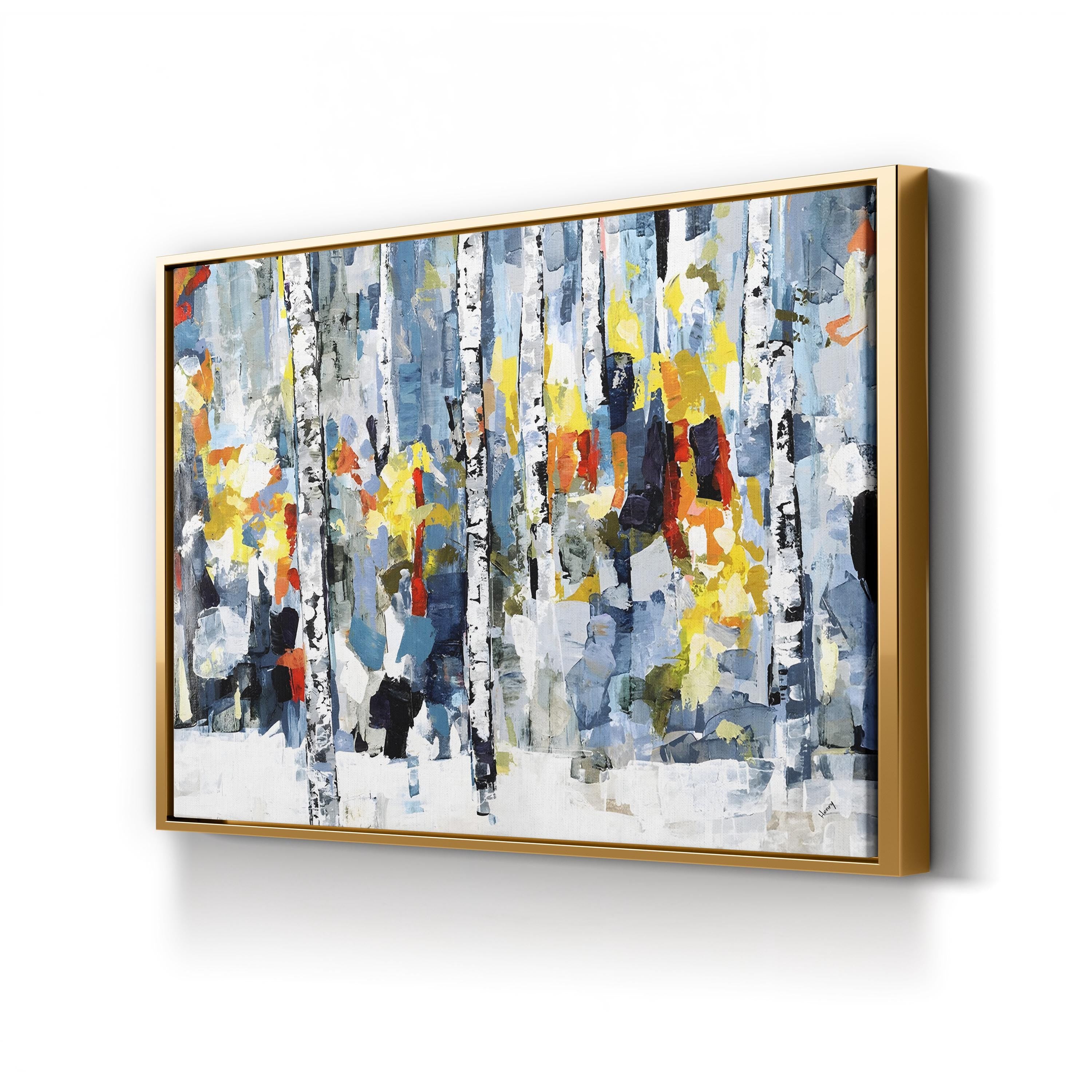 Nature’s Chorus Wall Art by Alexys Henry – Contemporary Abstract Landscape Canvas Print