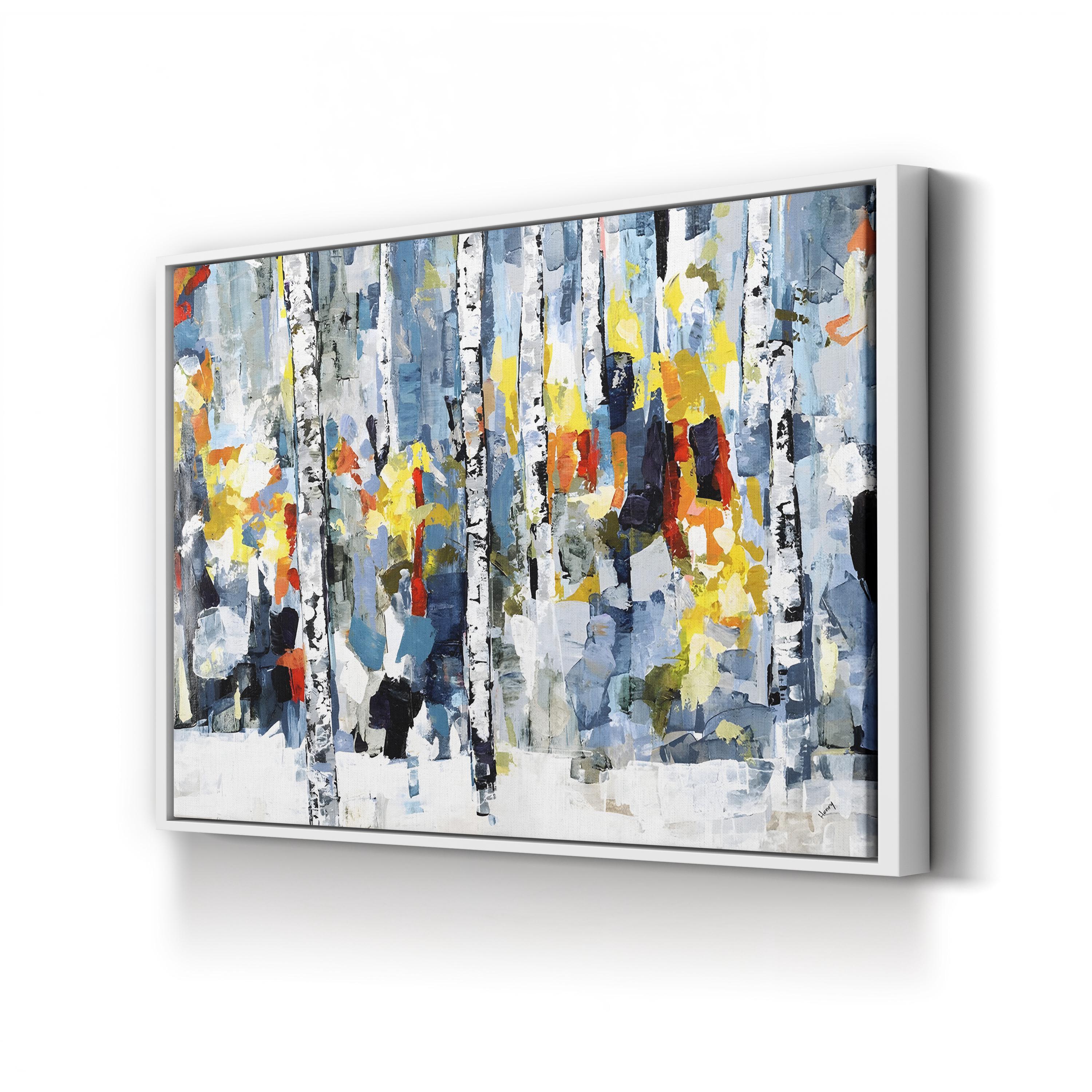 Nature’s Chorus Wall Art by Alexys Henry – Contemporary Abstract Landscape Canvas Print
