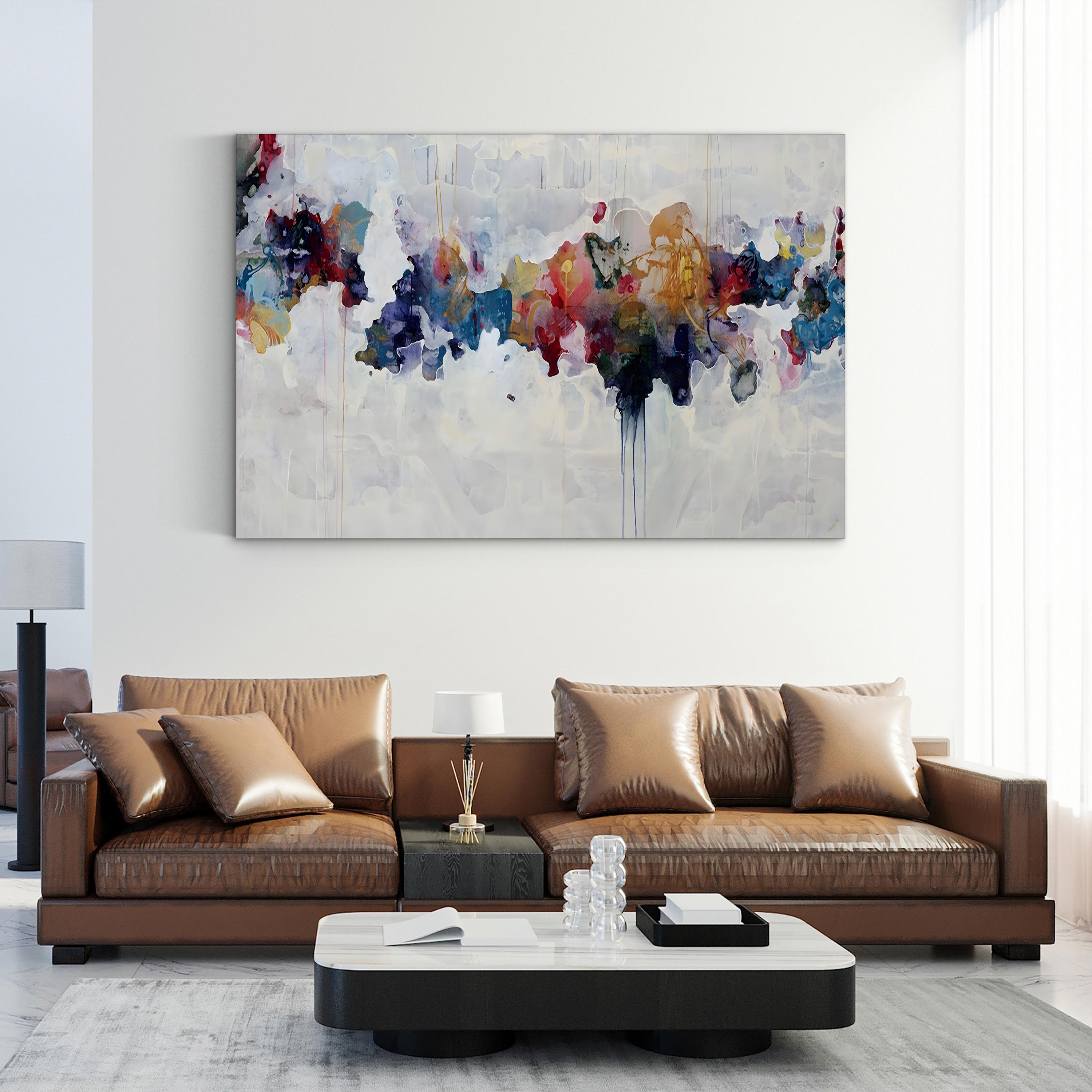 Odd Water Wall Art by Kari Taylor – Contemporary Abstract Painting Print