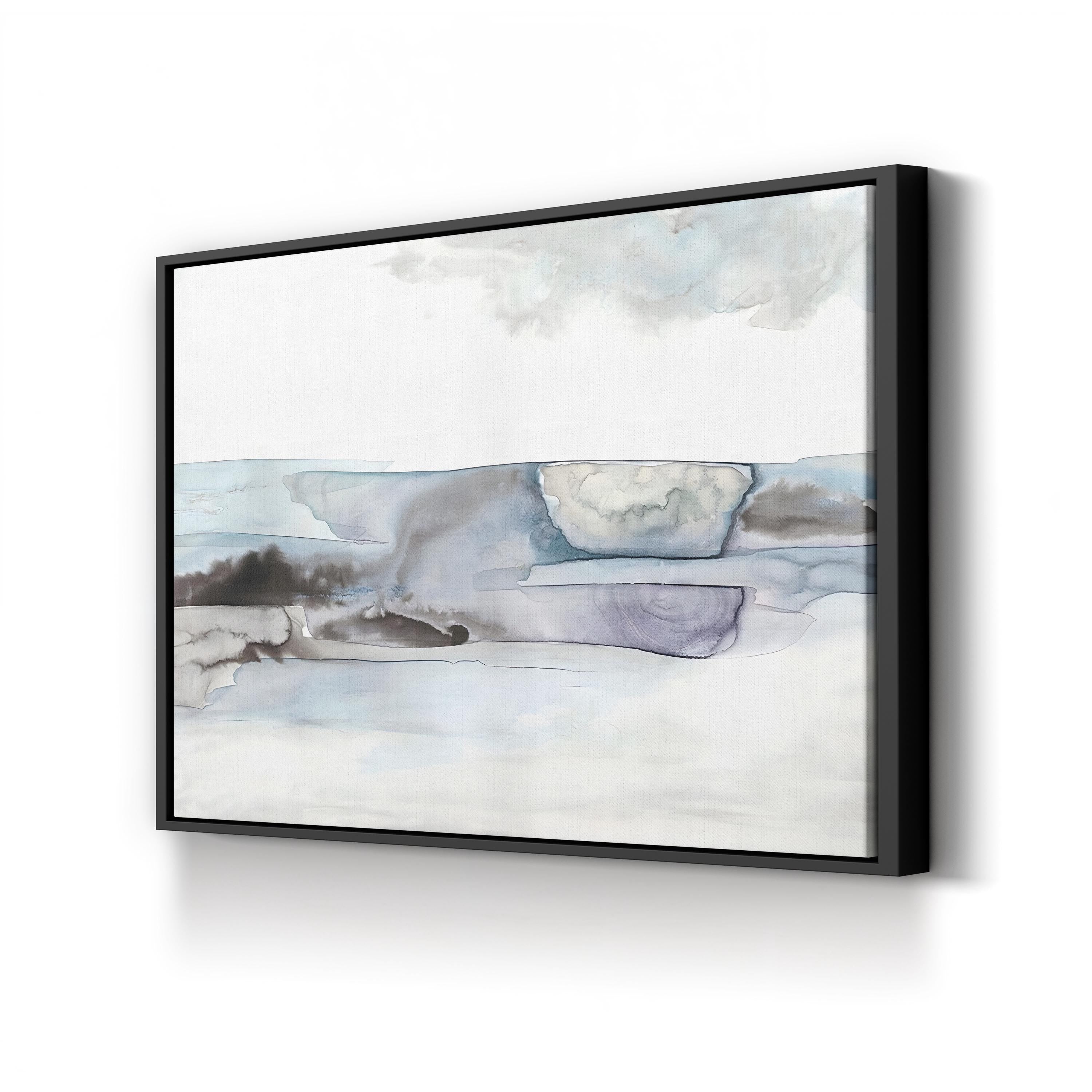 Organic Seascape Blue II Wall Art by Lila Bramma – Contemporary Abstract Coastal Painting Print