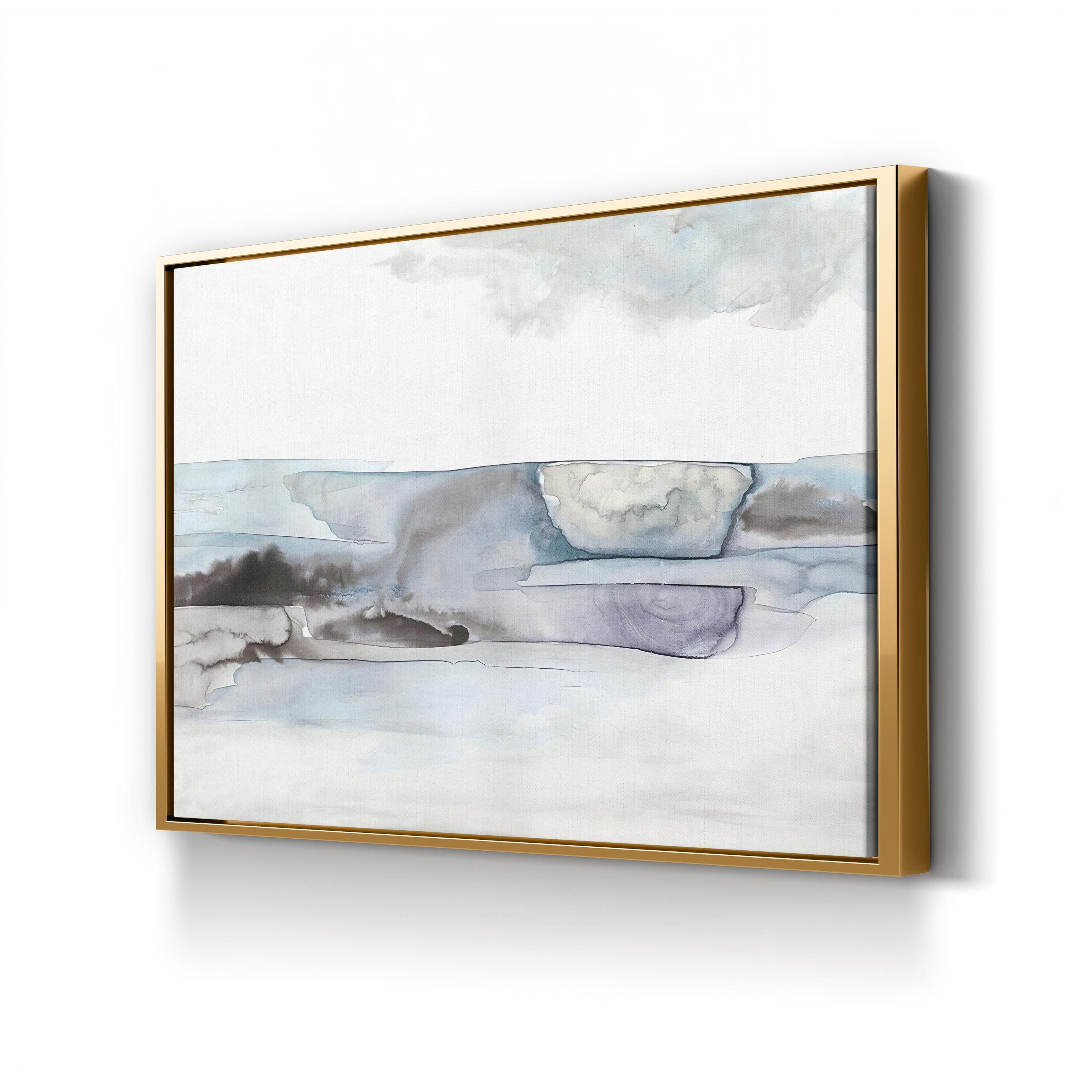 Organic Seascape Blue II Wall Art by Lila Bramma – Contemporary Abstract Coastal Painting Print