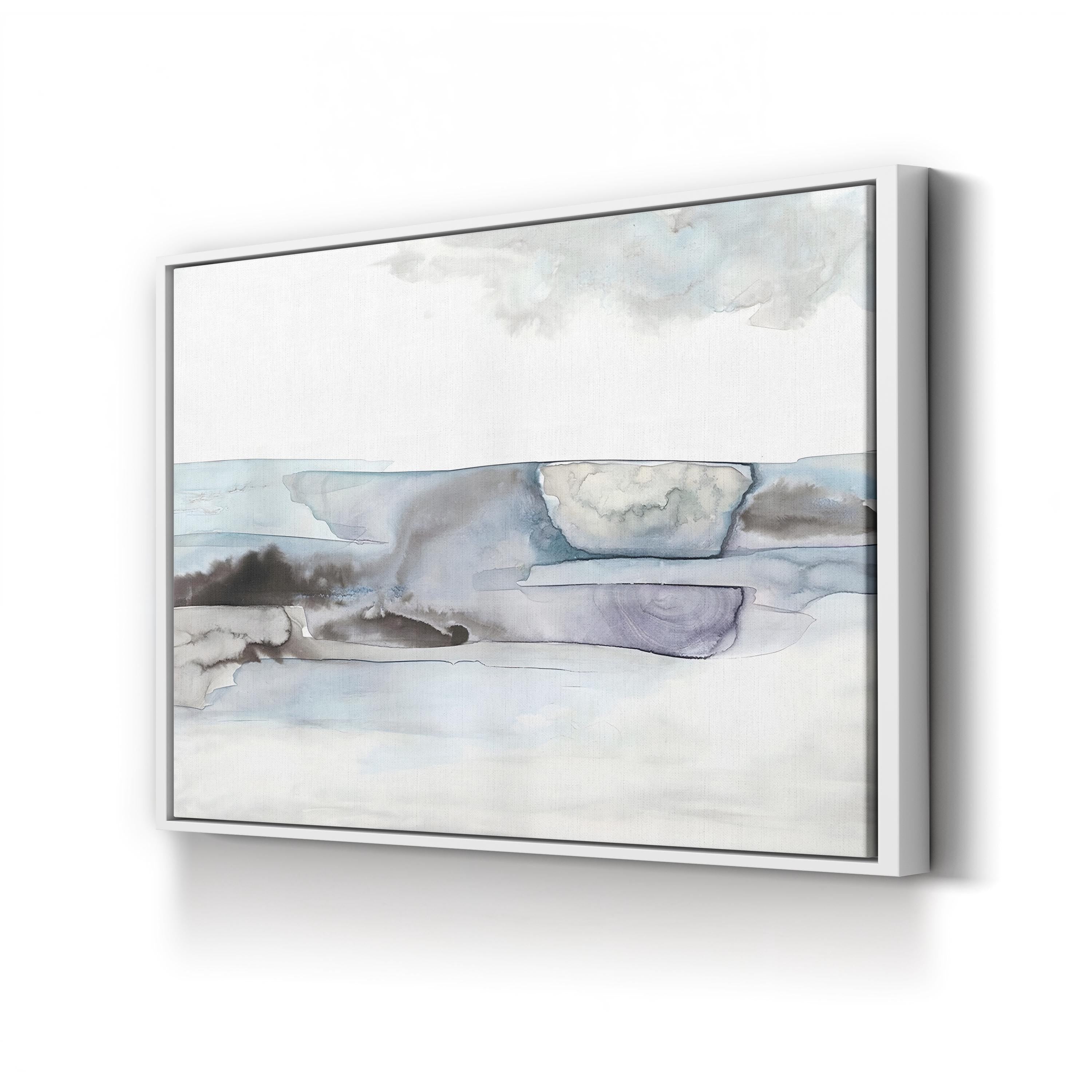Organic Seascape Blue II Wall Art by Lila Bramma – Contemporary Abstract Coastal Painting Print