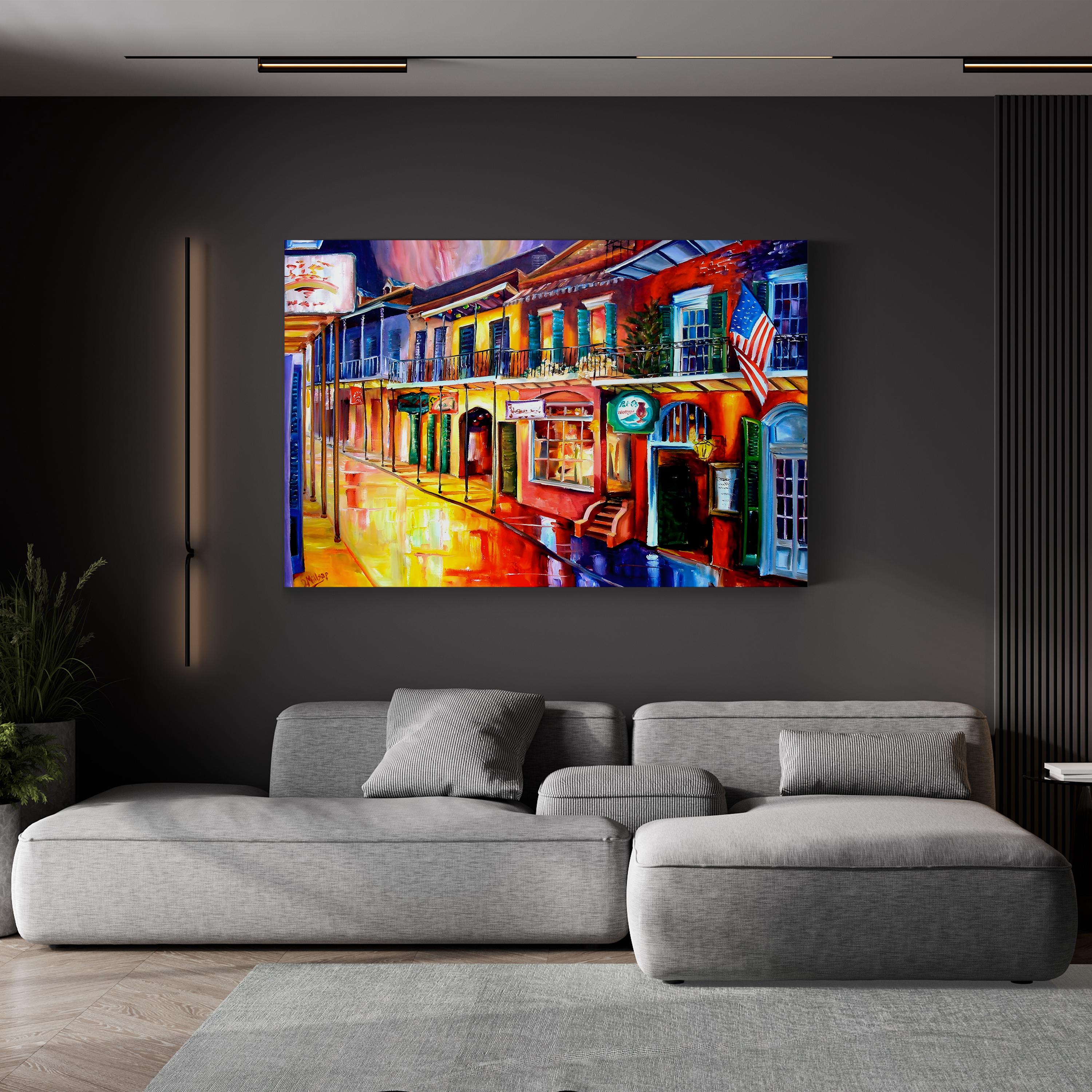 Pat O’s on Bourbon Wall Art by Diane Millsap