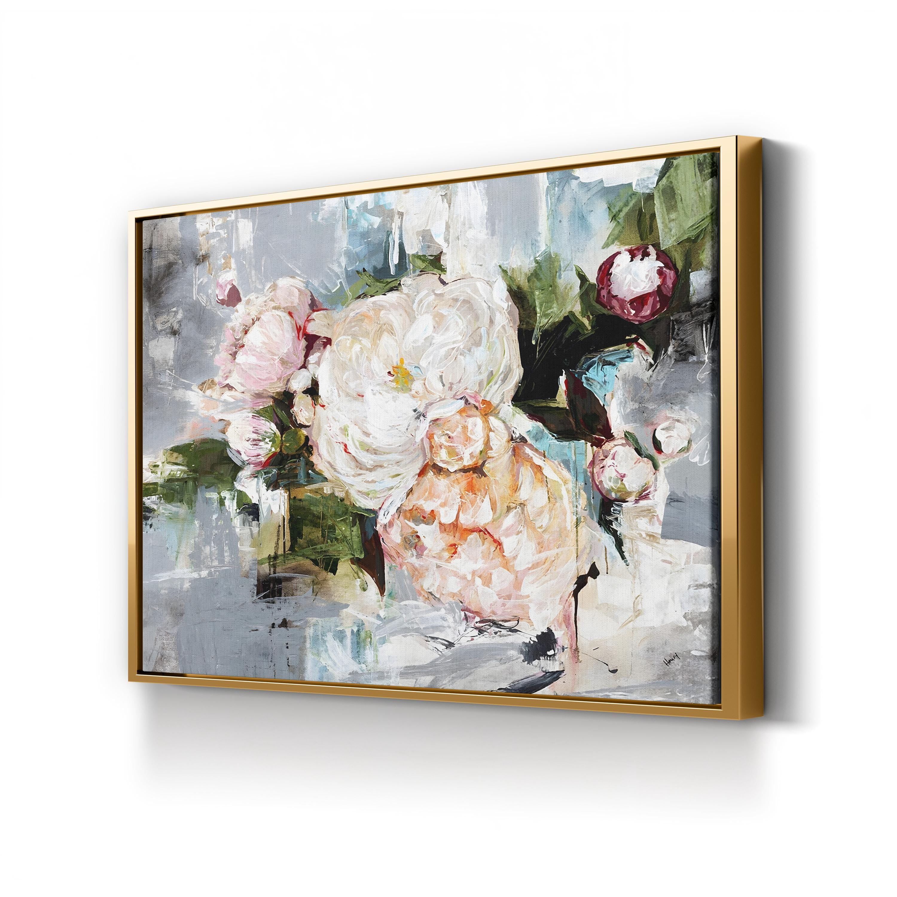 Peony Bloom – Contemporary Floral Wall Art by Alexys Henry